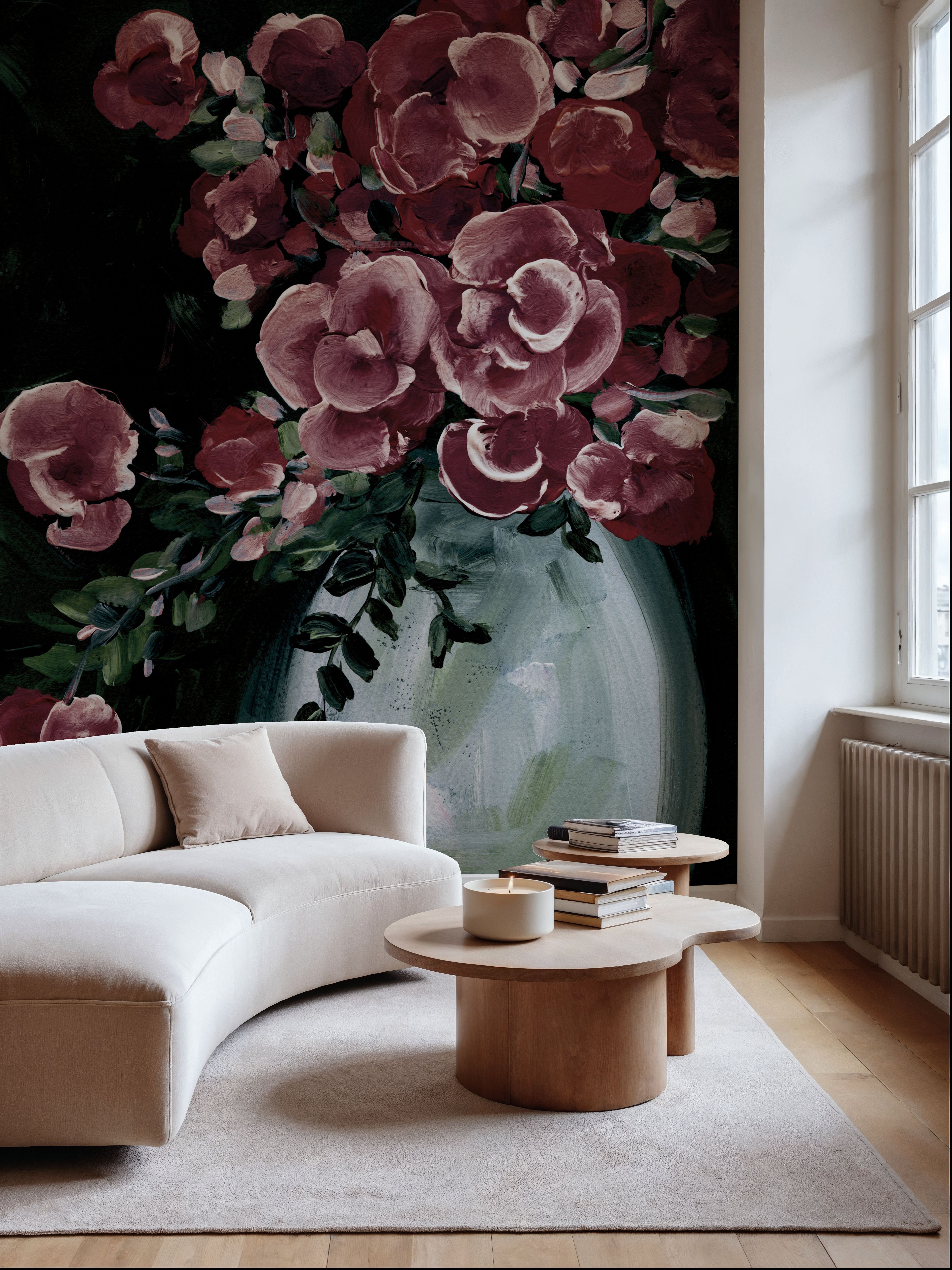 Botanical Elegance Burgundy II