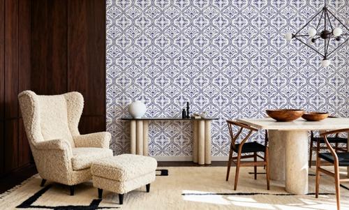 Botanical Blue Tiles