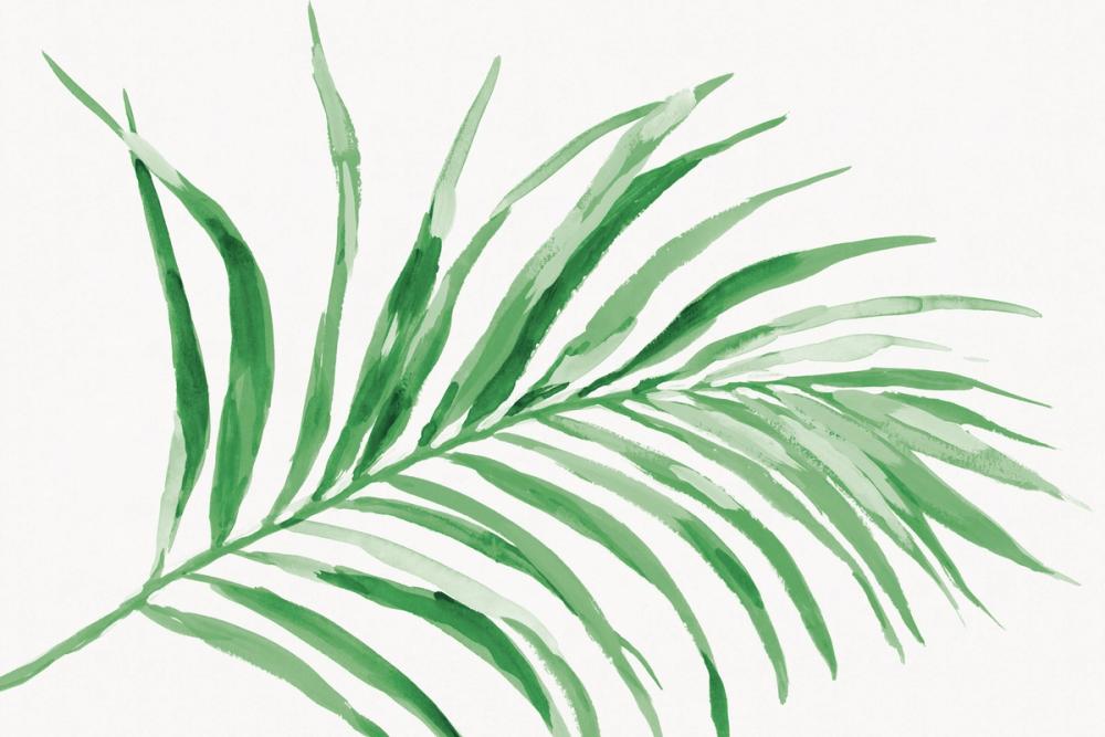 Colorful Tropical Leaf Green II