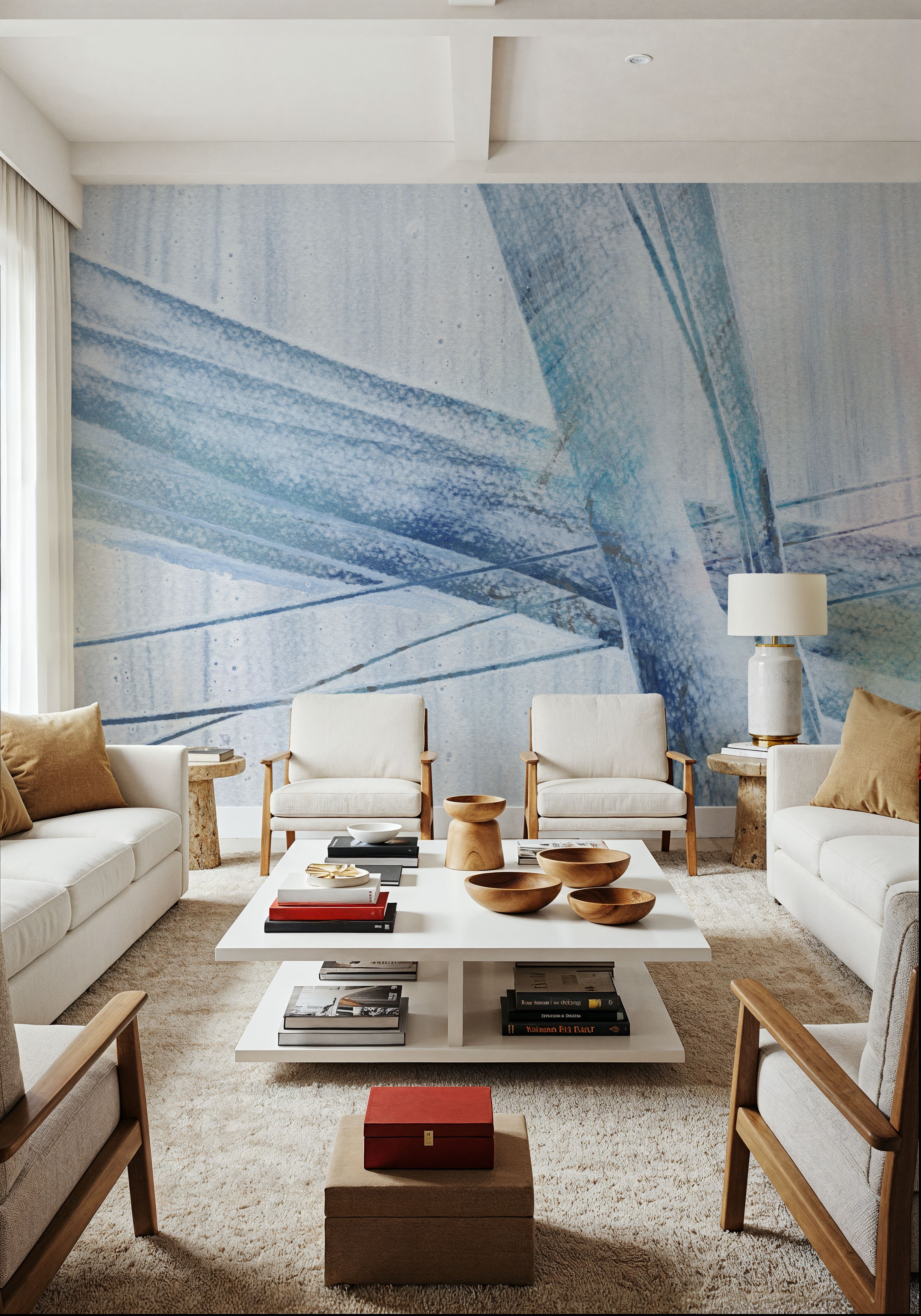 Scraped Blue II