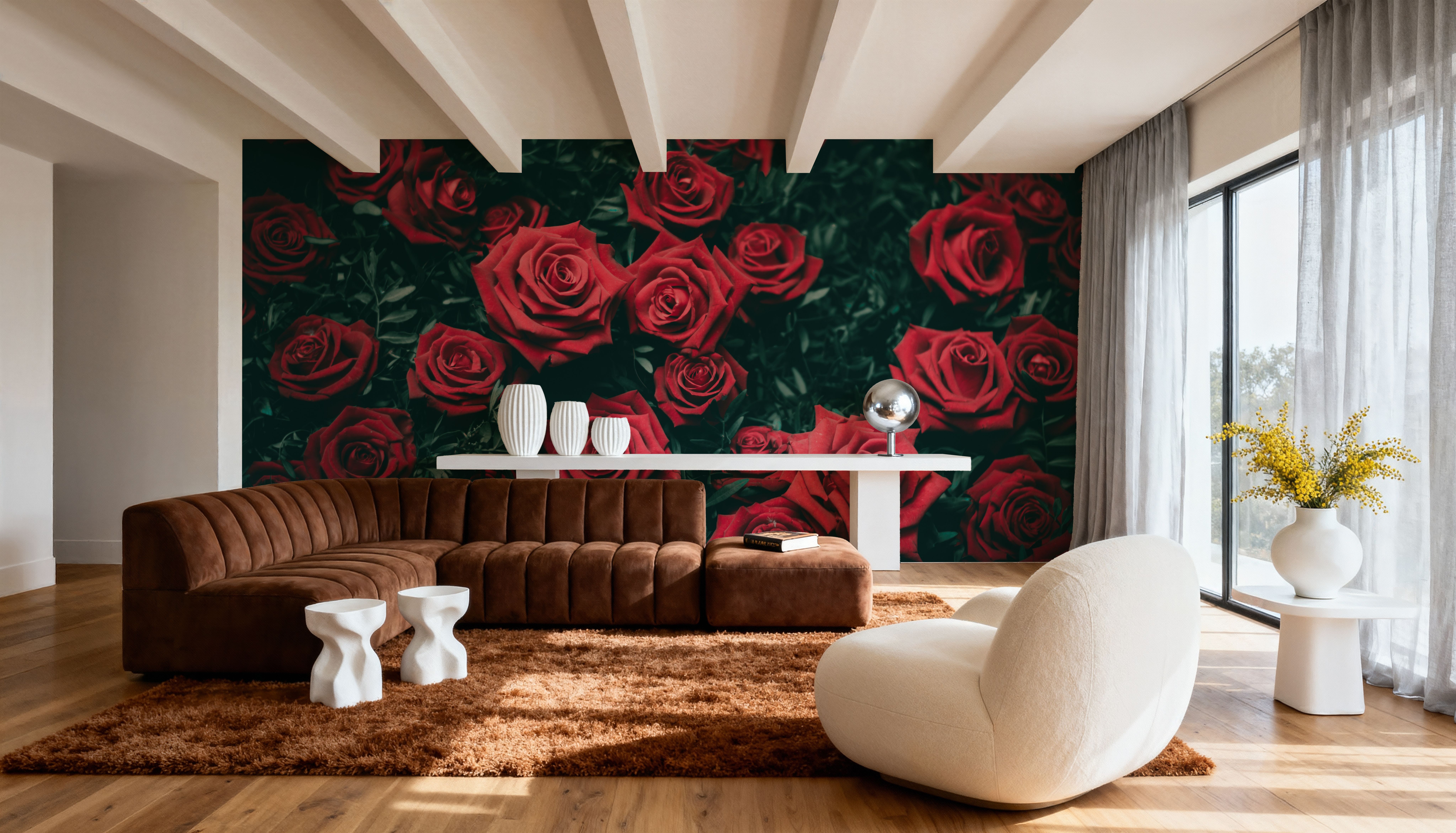 Night Roses, Wallpaper