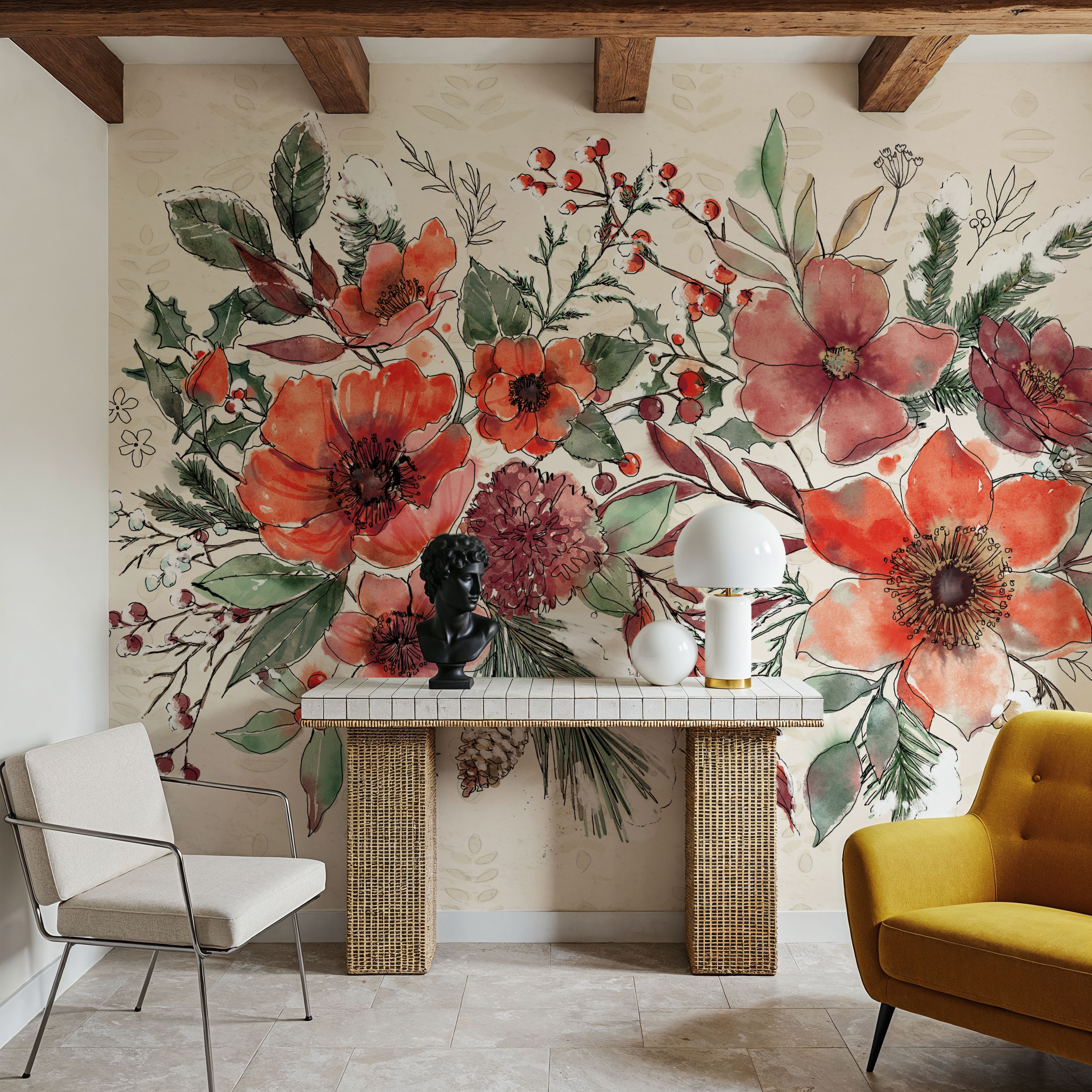 Festive Blooms I