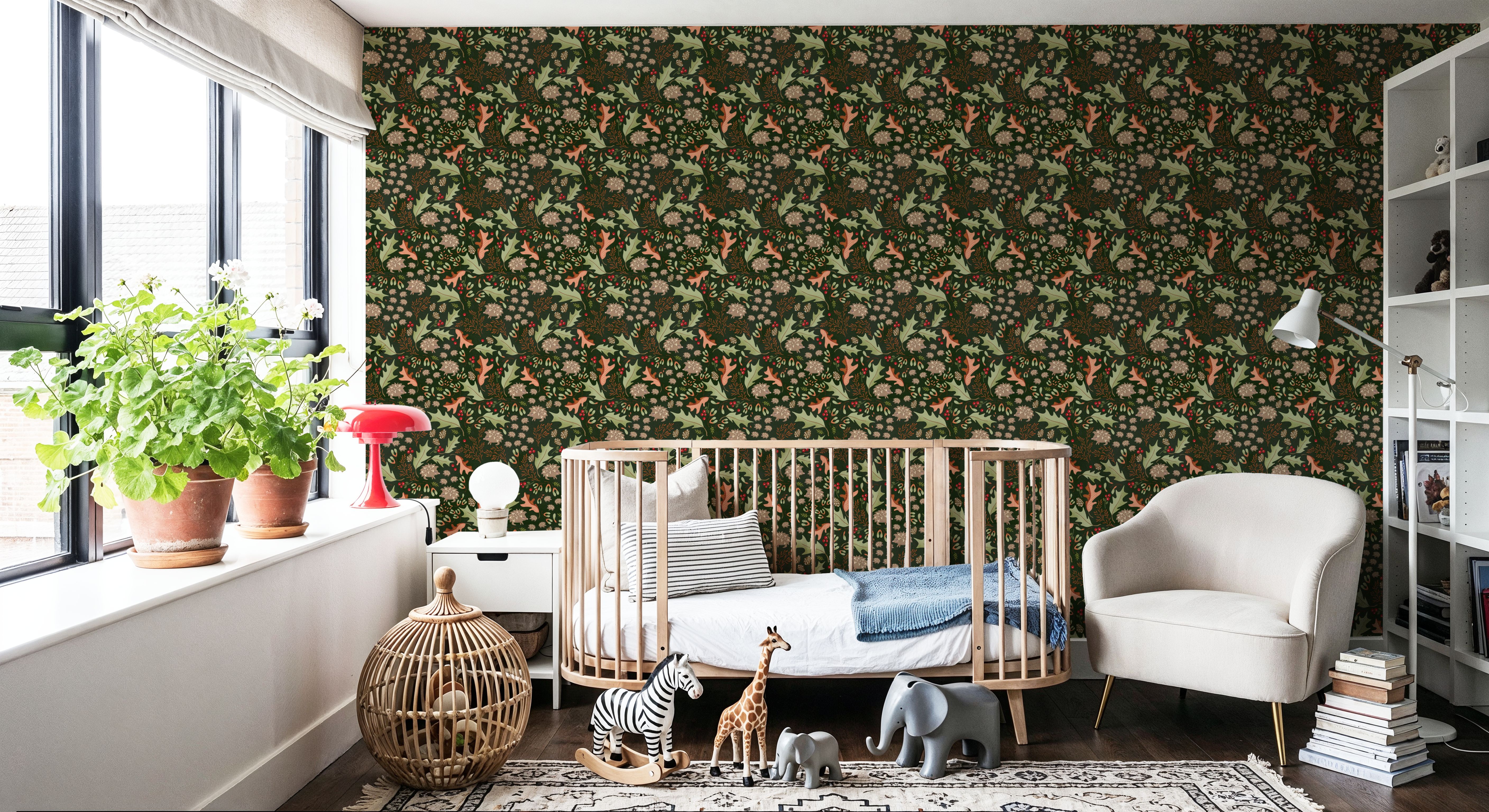 Autumn Hedgehogs, Dark Green