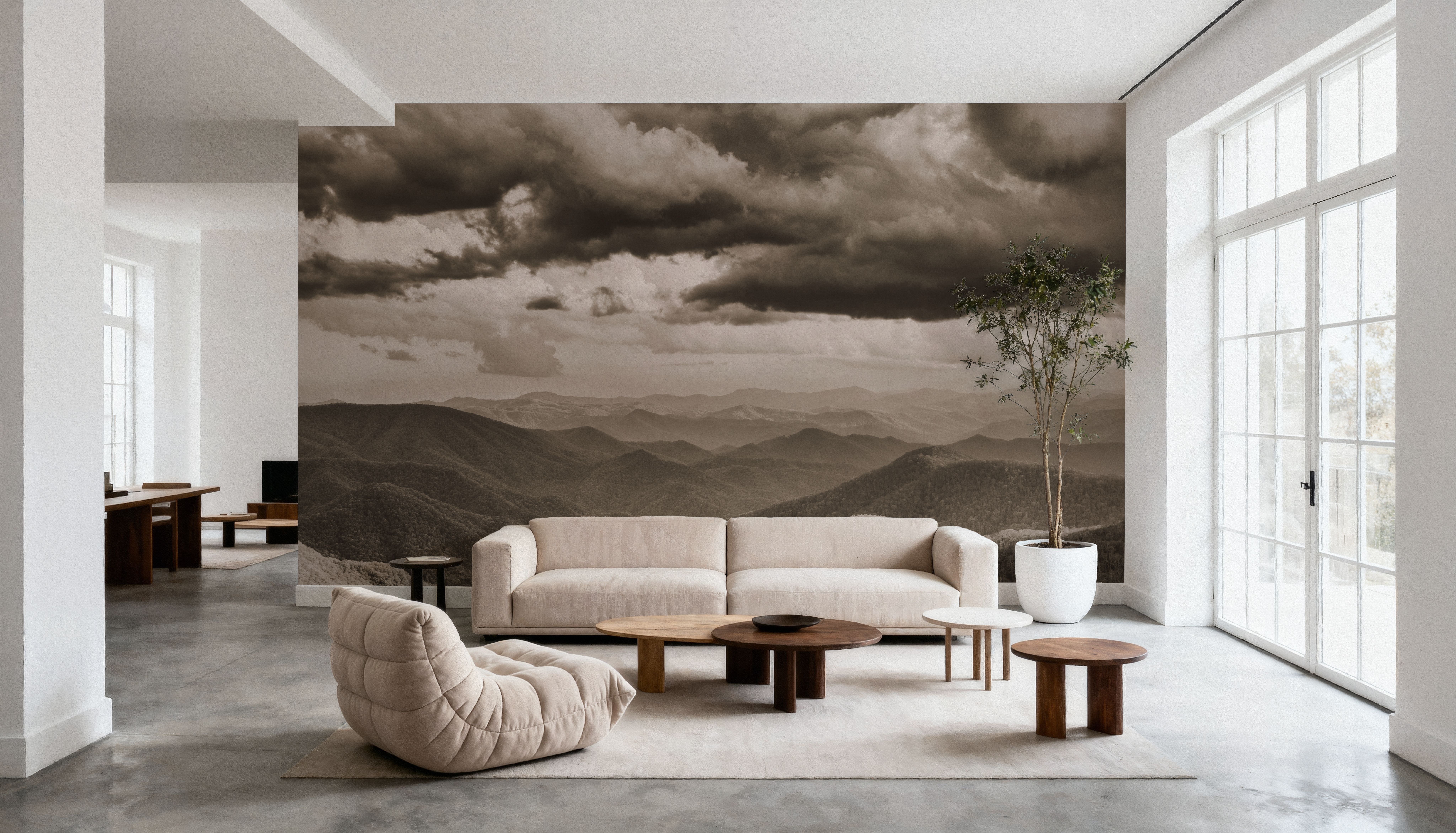 Blue Ridge Mountains I, Behang