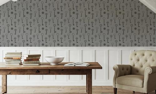 Antique Keys, Grey