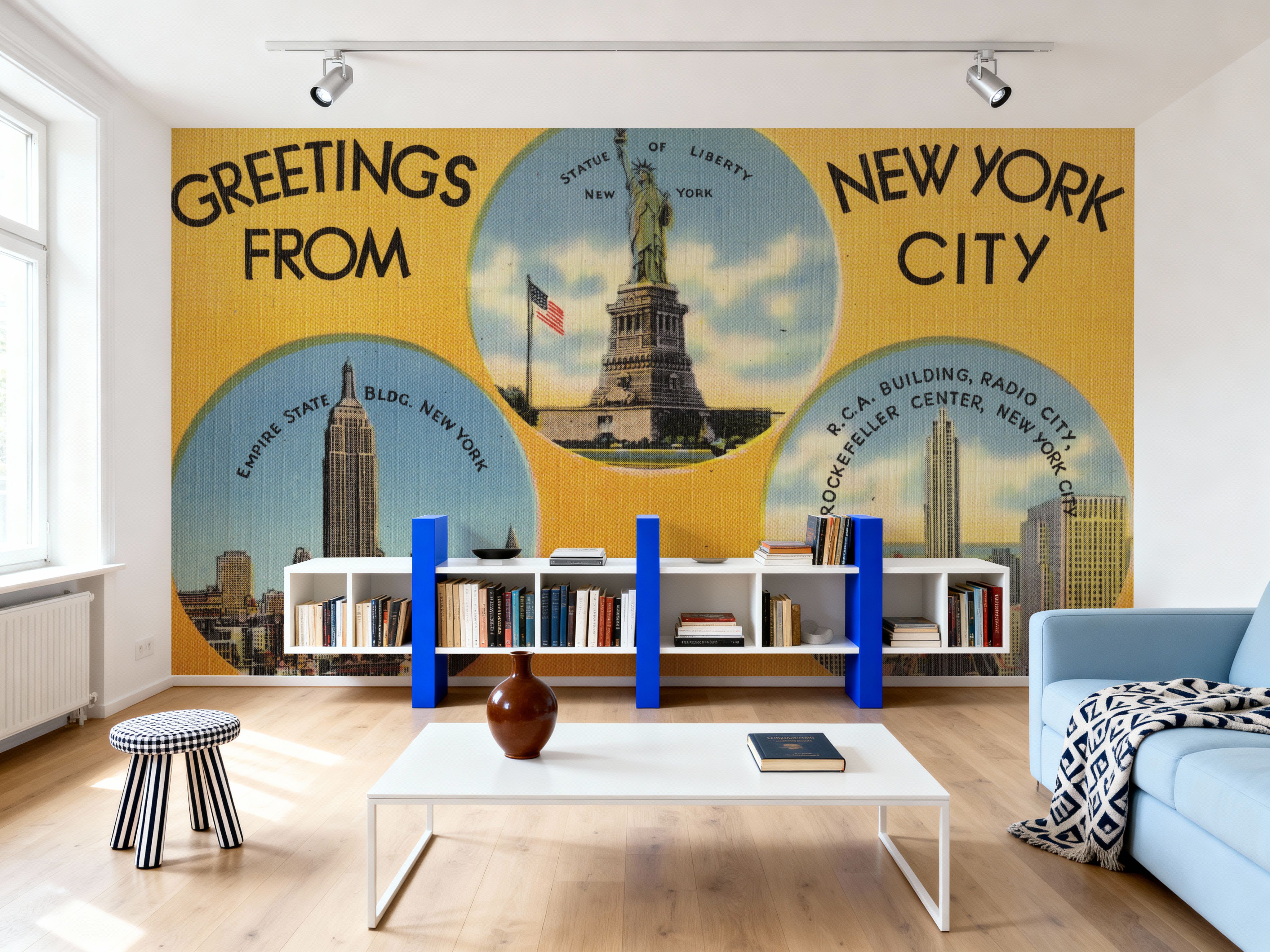 Greetings from New York City - Screenprint Postcard