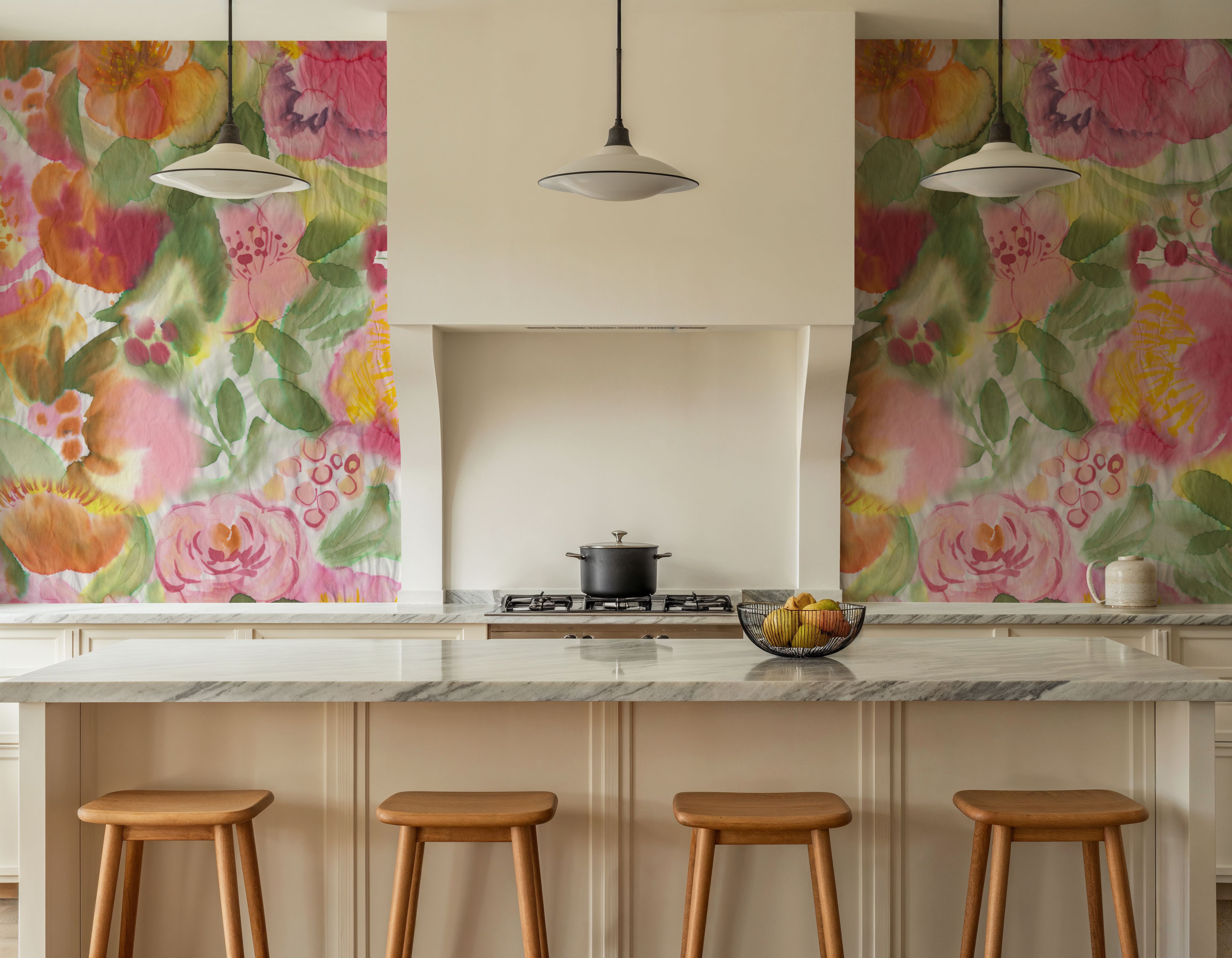 Colourful Watercolor Painted Floral