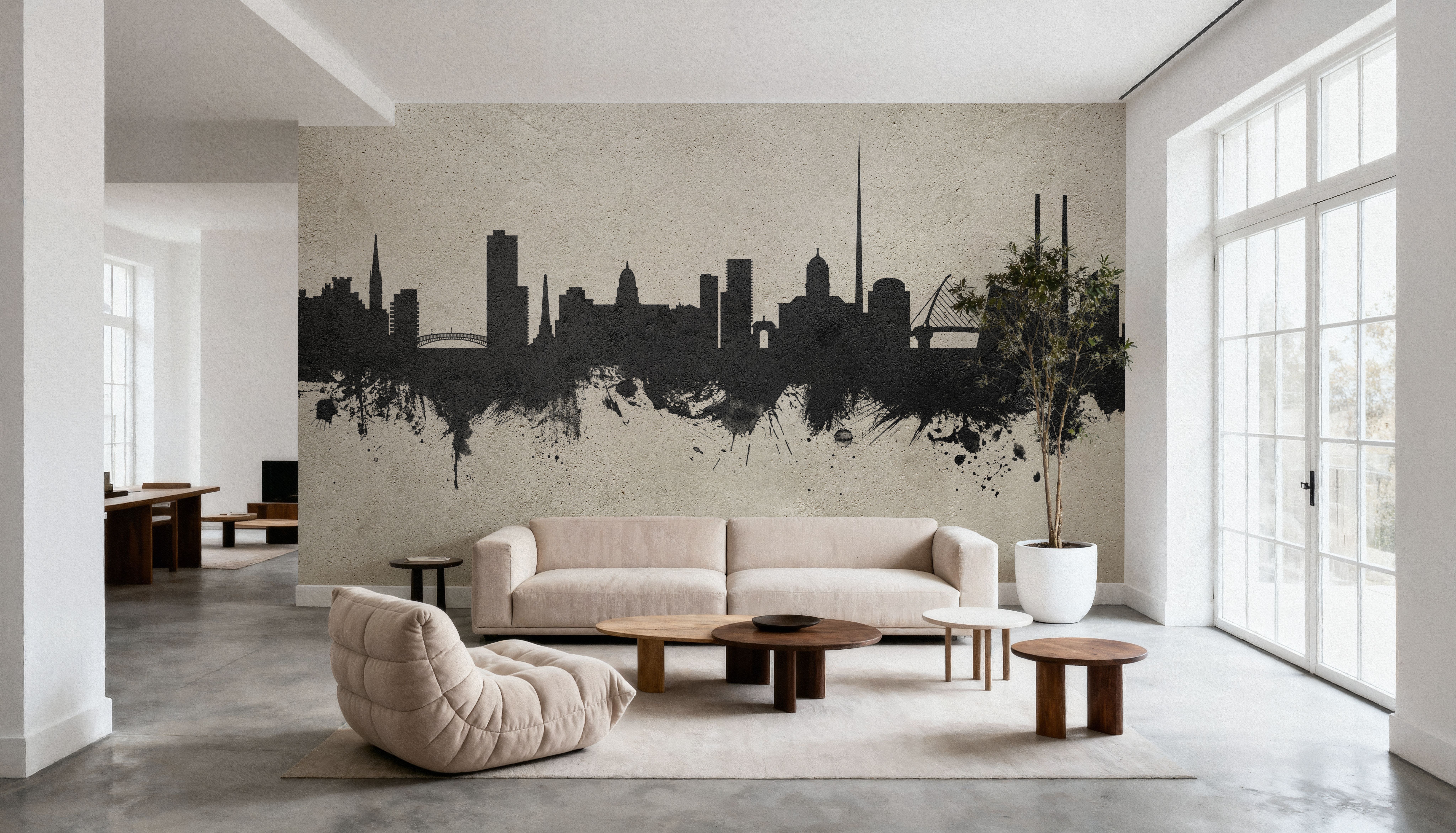 Dublin Ireland Skyline Concrete