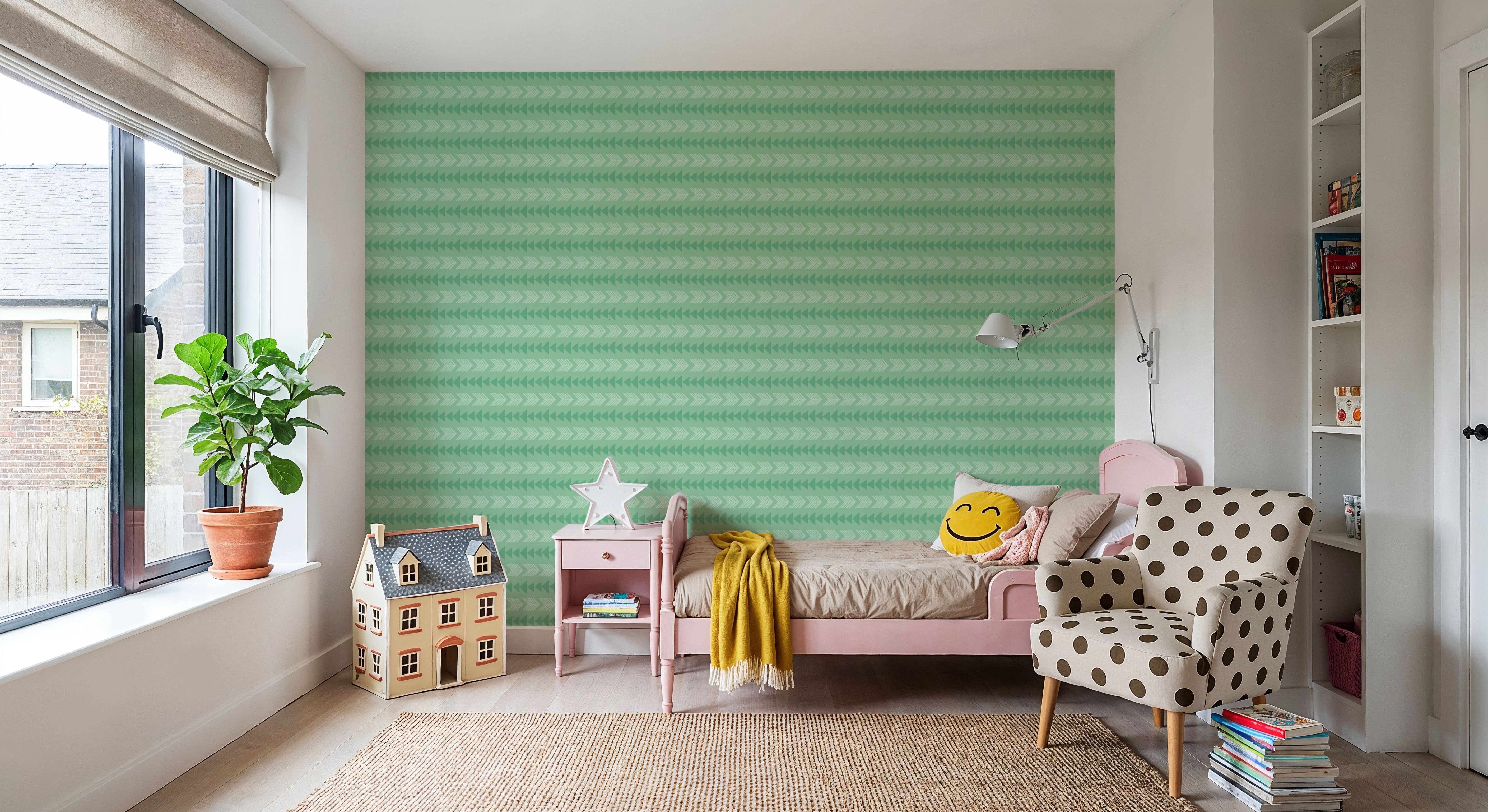 Boho Arrows Light Green