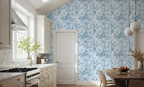 Peony Toile, Sky