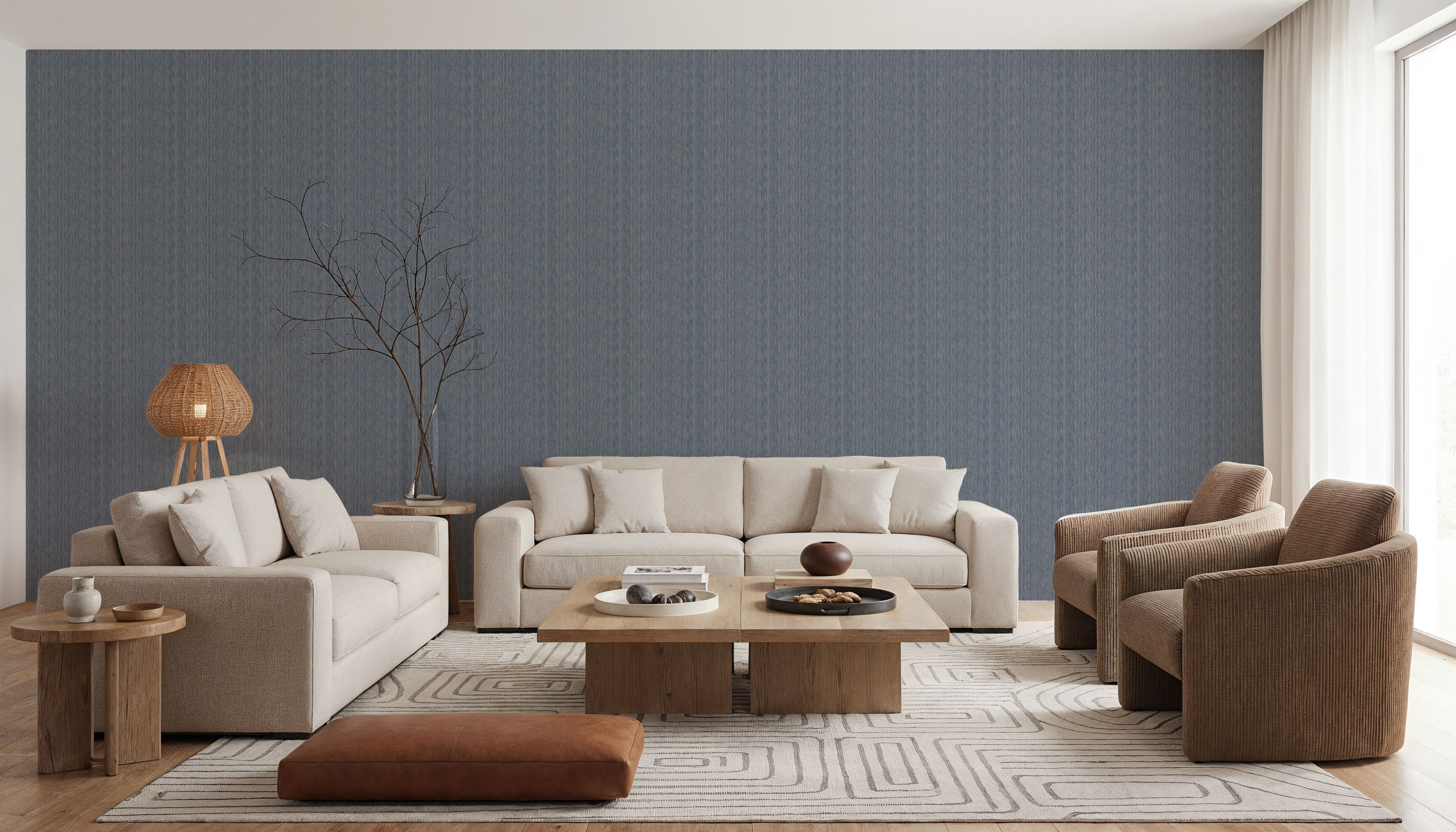 Faux Cloth Texture, Denim Blue