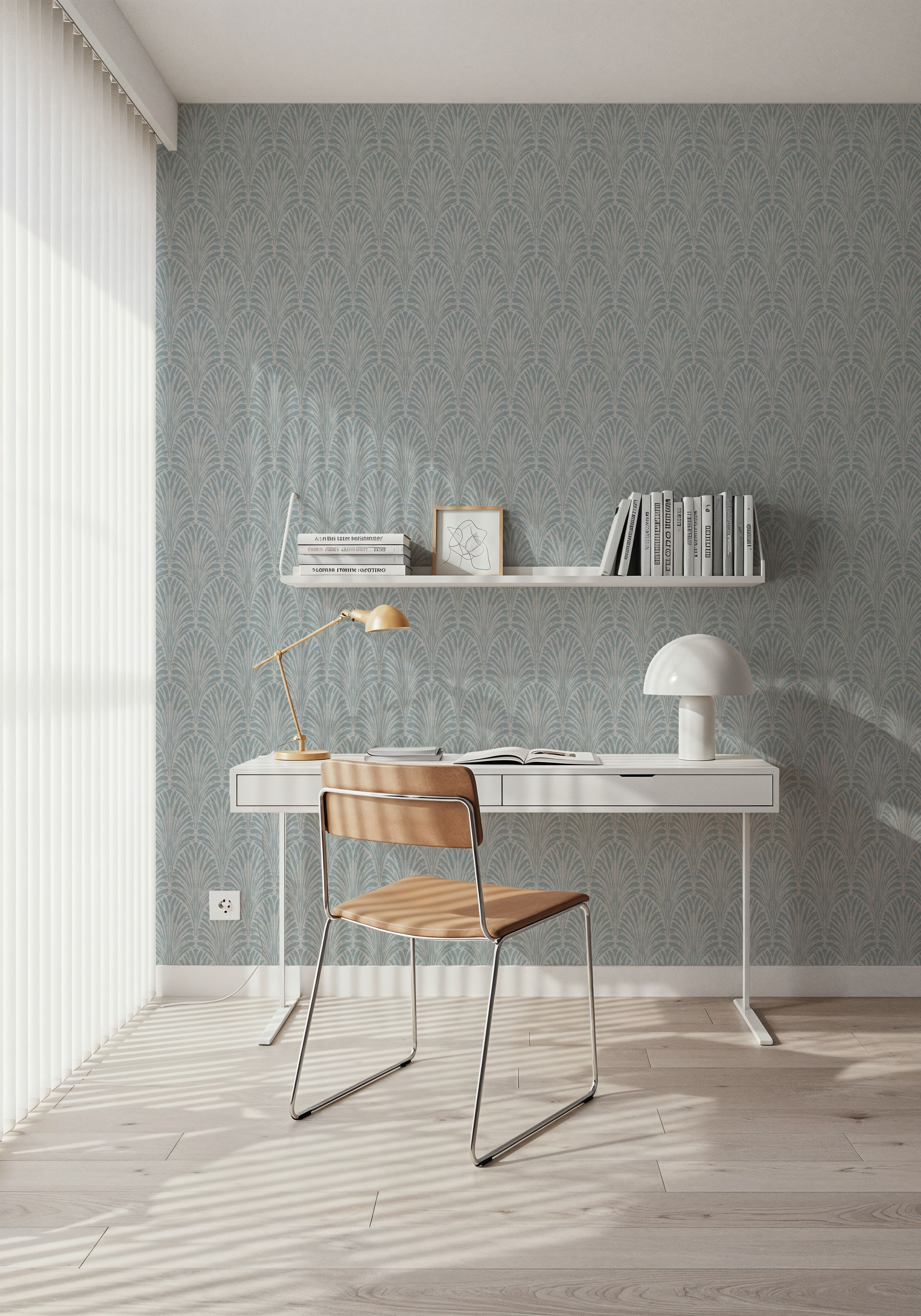 Brushstroke Fan Scallop, Wind