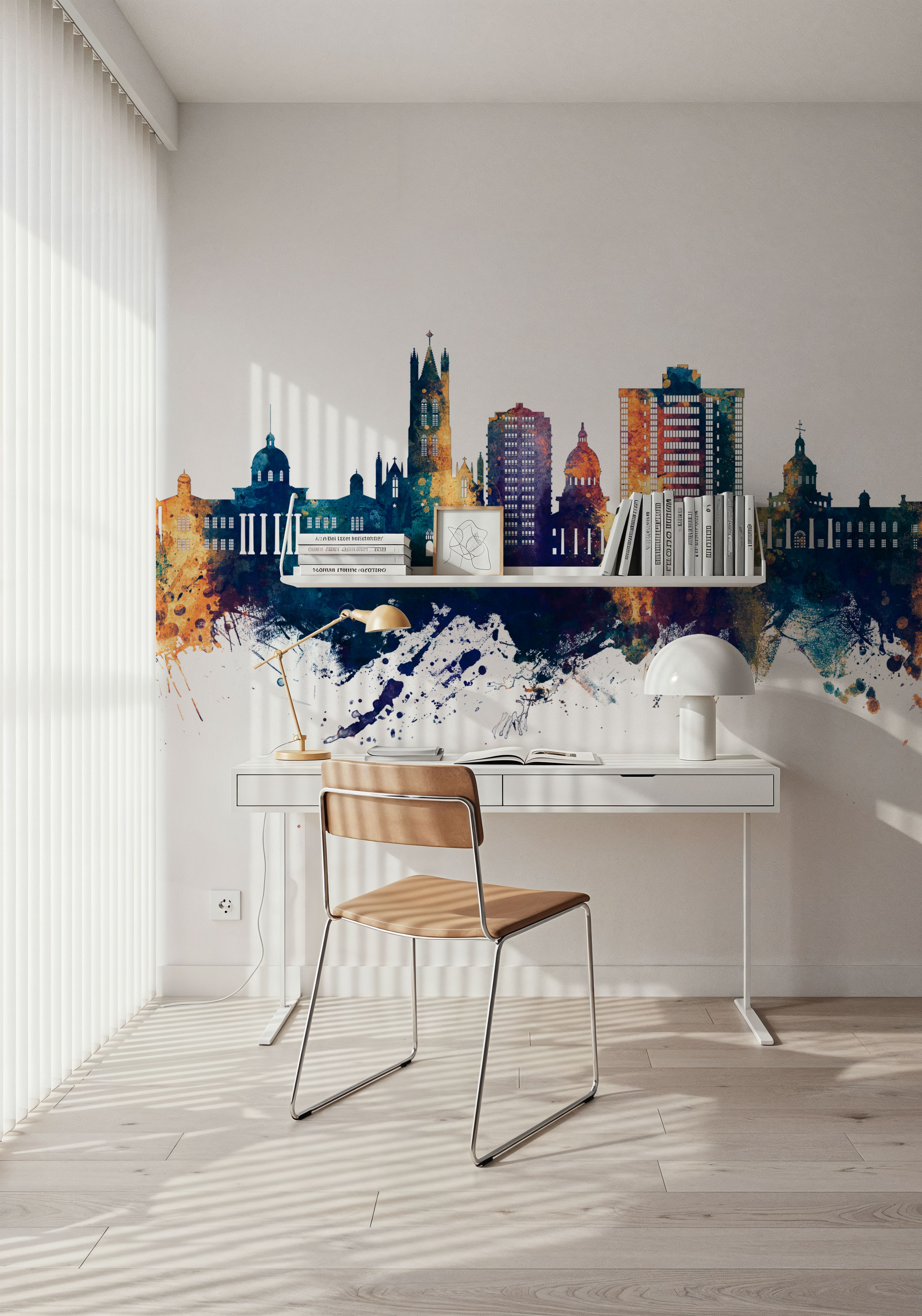 Kingston Canada Skyline Blue & Bronze