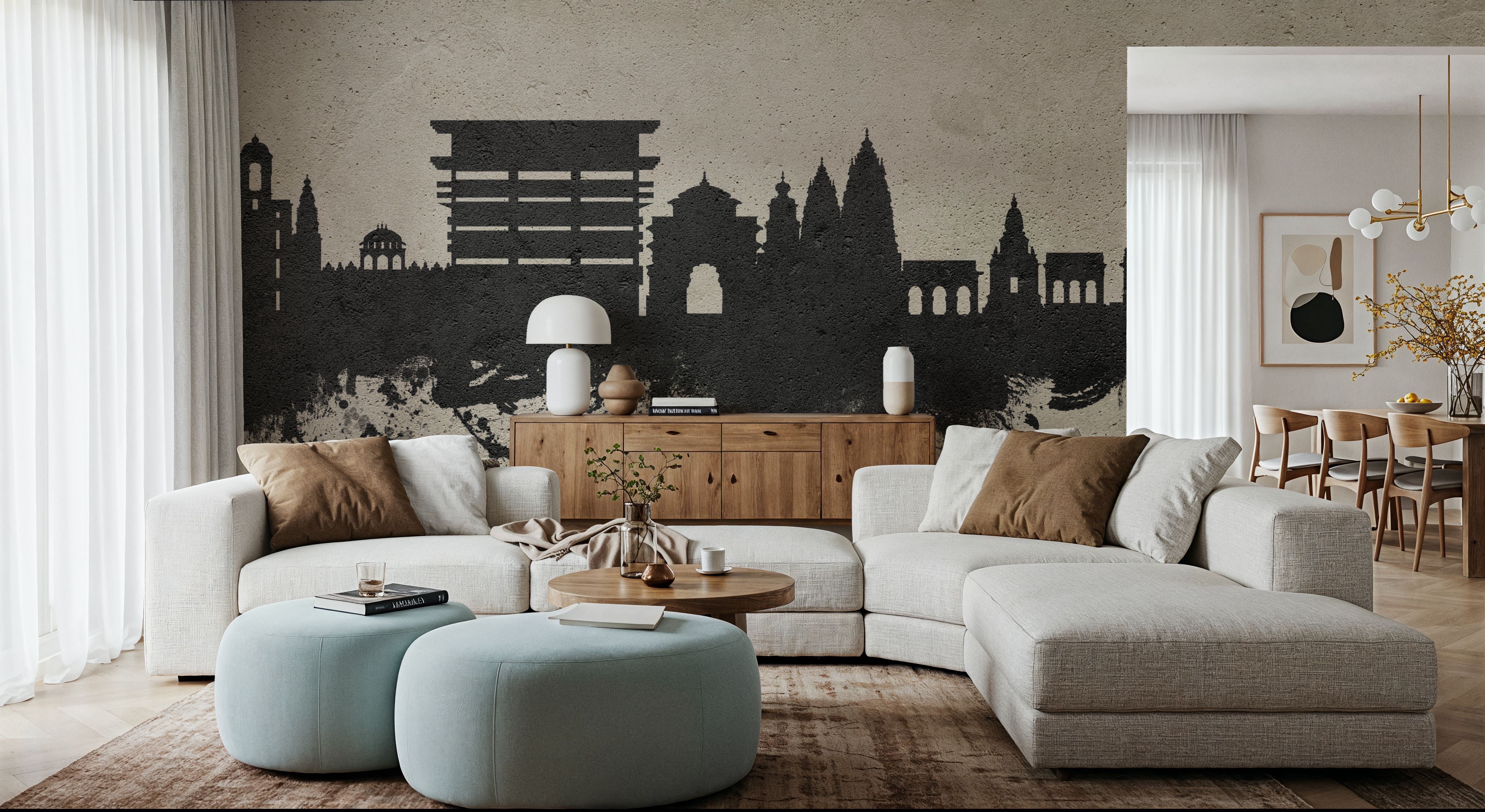 Pandharpur India Skyline Concrete