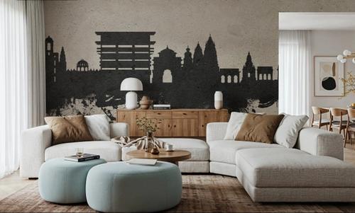 Pandharpur India Skyline Concrete
