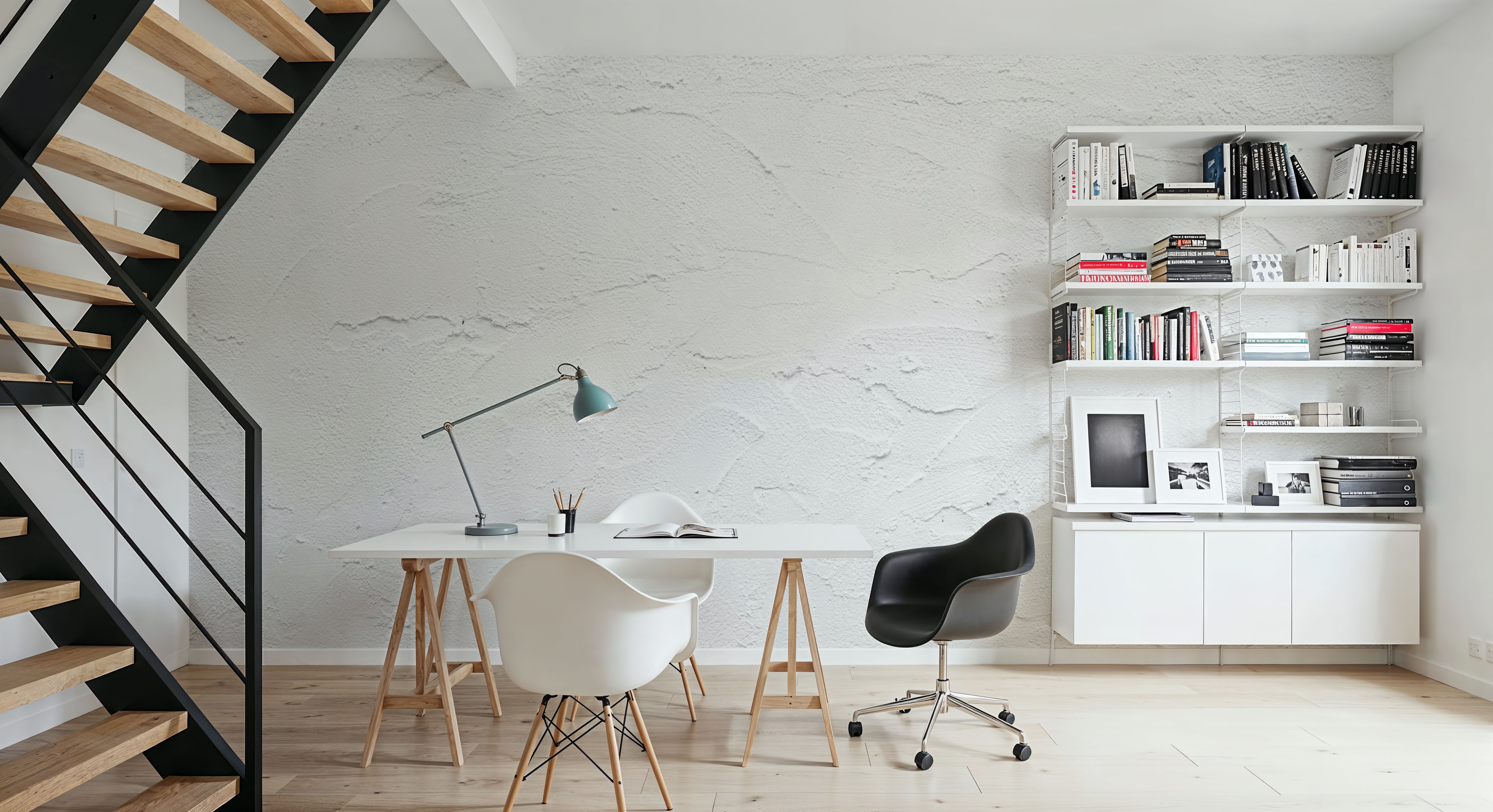 White Plaster, Papier peint