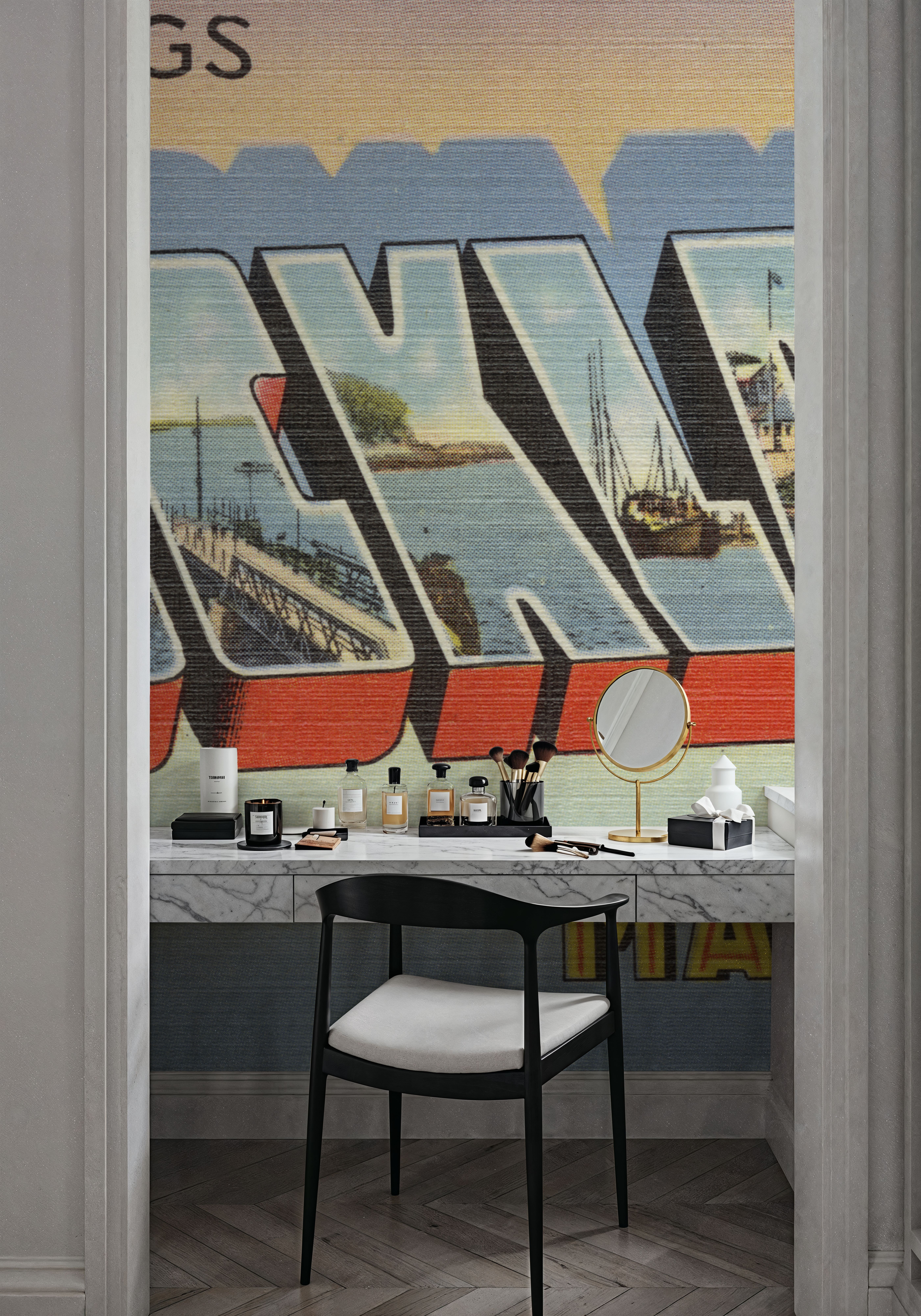 Greetings from Rockland - Screenprint Postcard