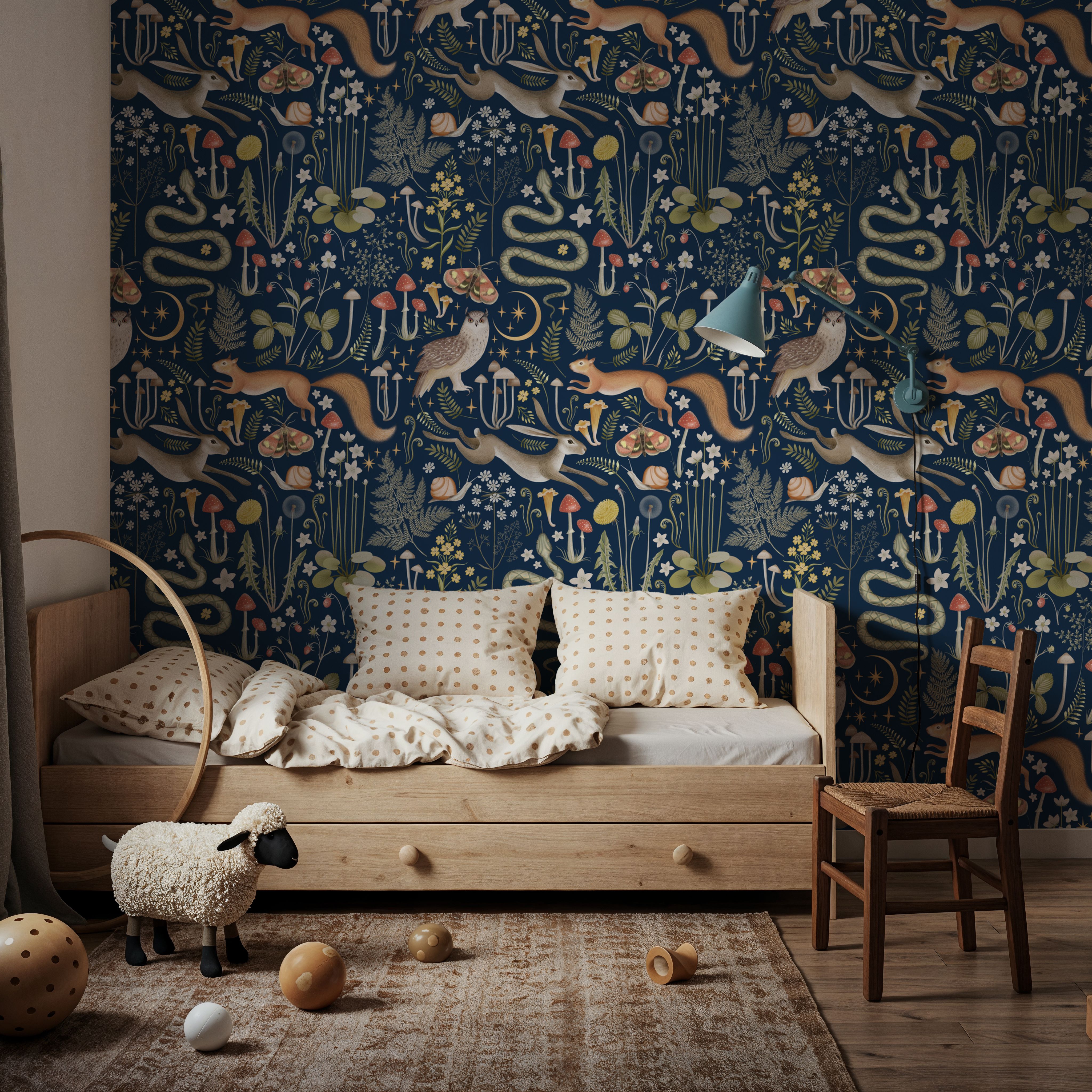 Fantasy Forest - Midnight Blue