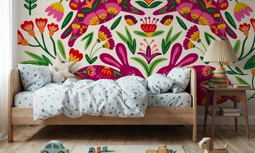 Otomi Rabbits & Flowers