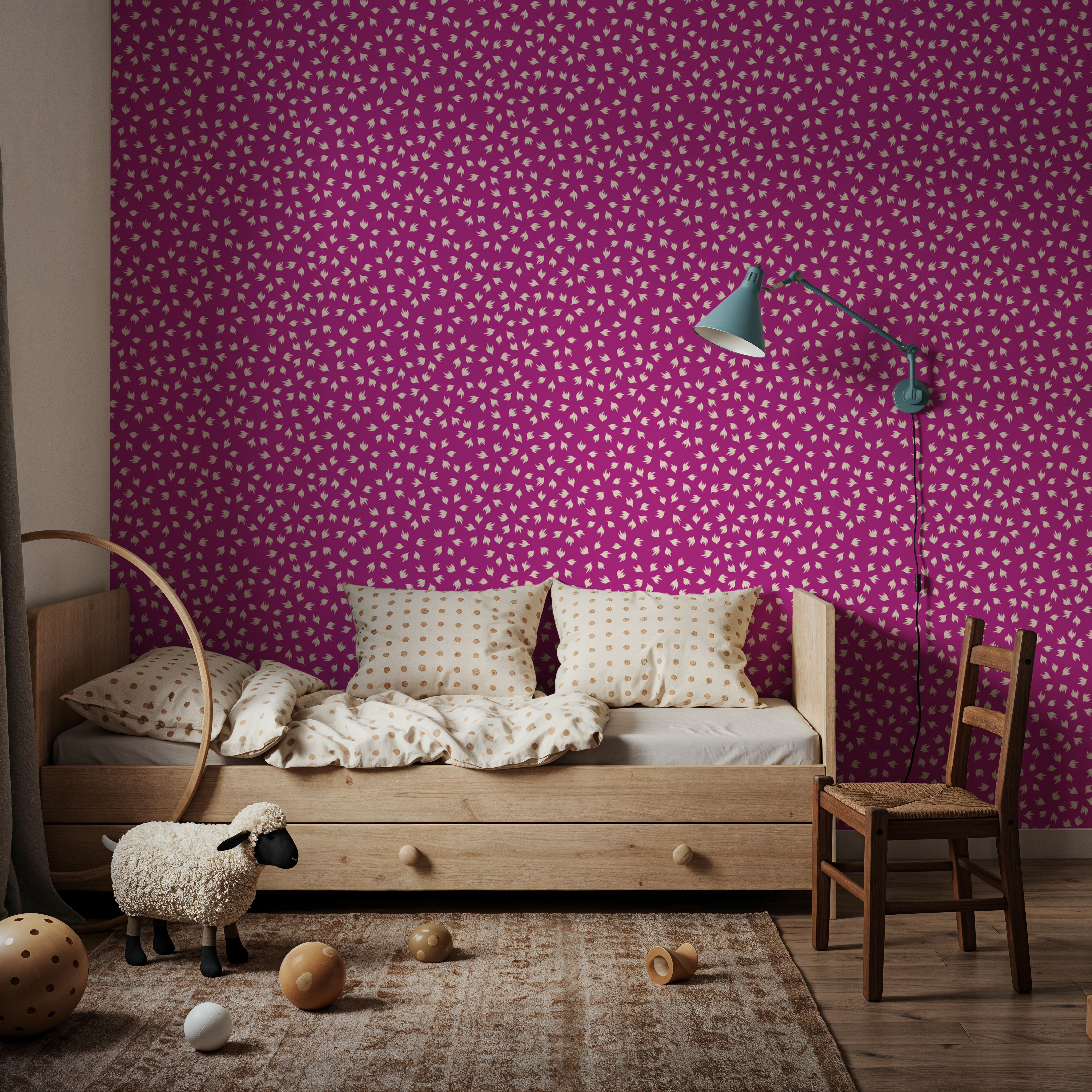 Petals on Purple, Wallpaper