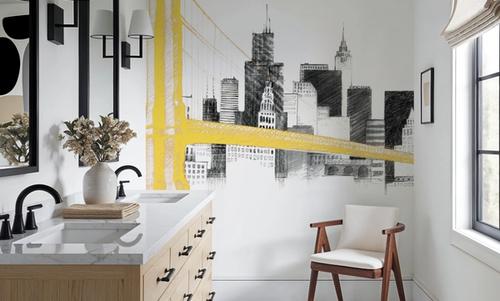 Skyline Crossing Yellow