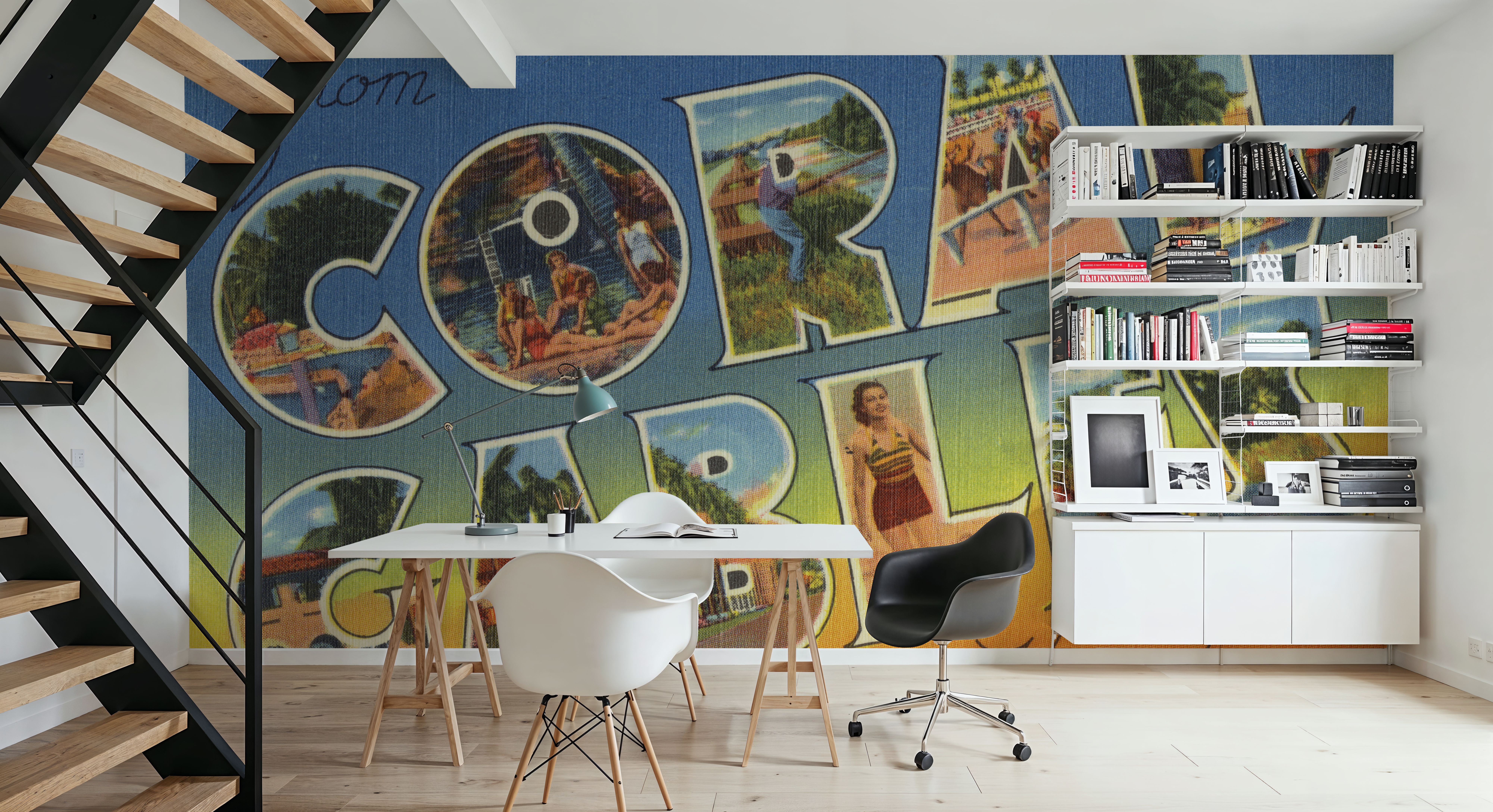 Greetings from Coral Gables - Screenprint Postcard