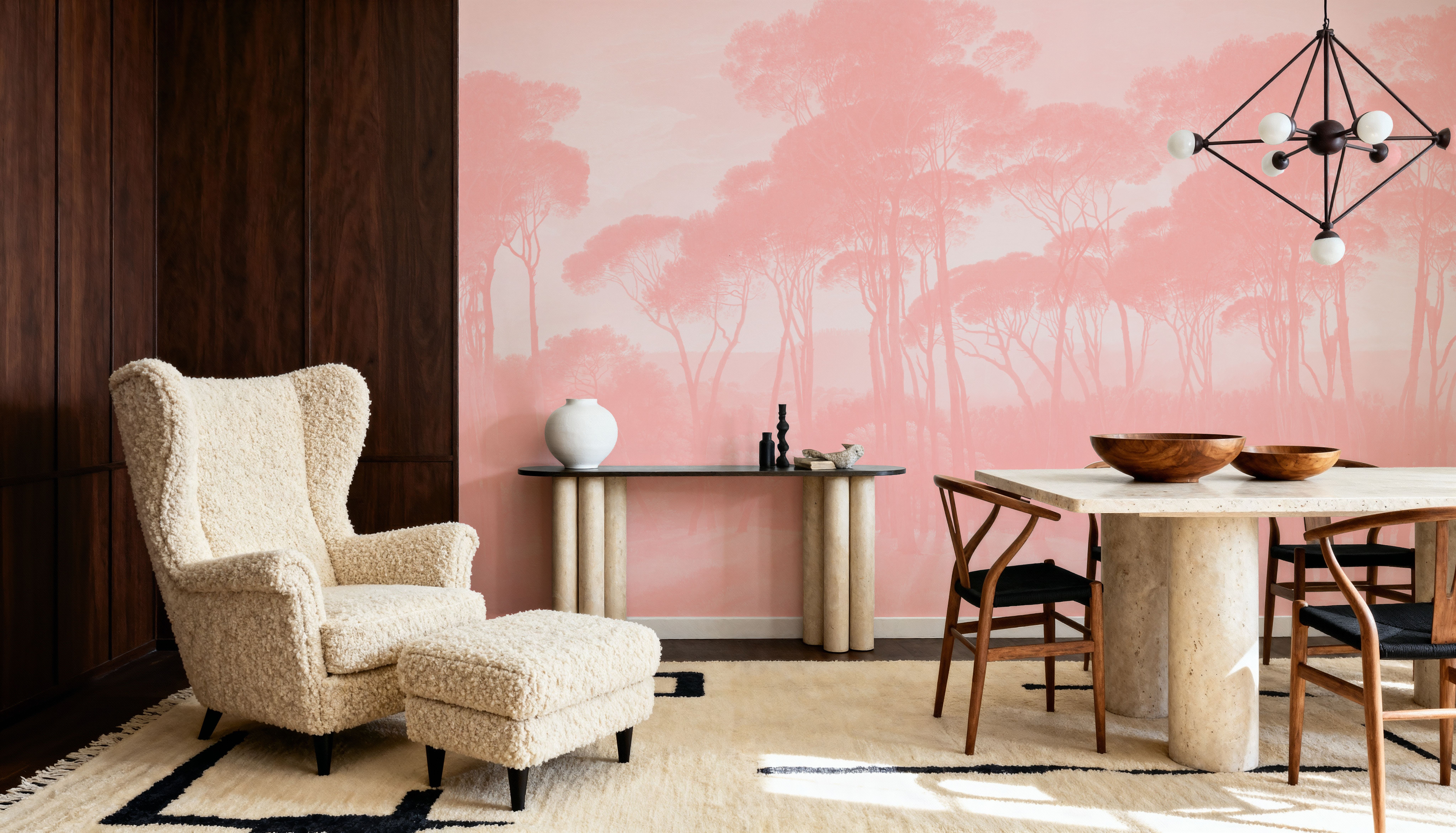 Mediterranean Pine Landscape, Blush