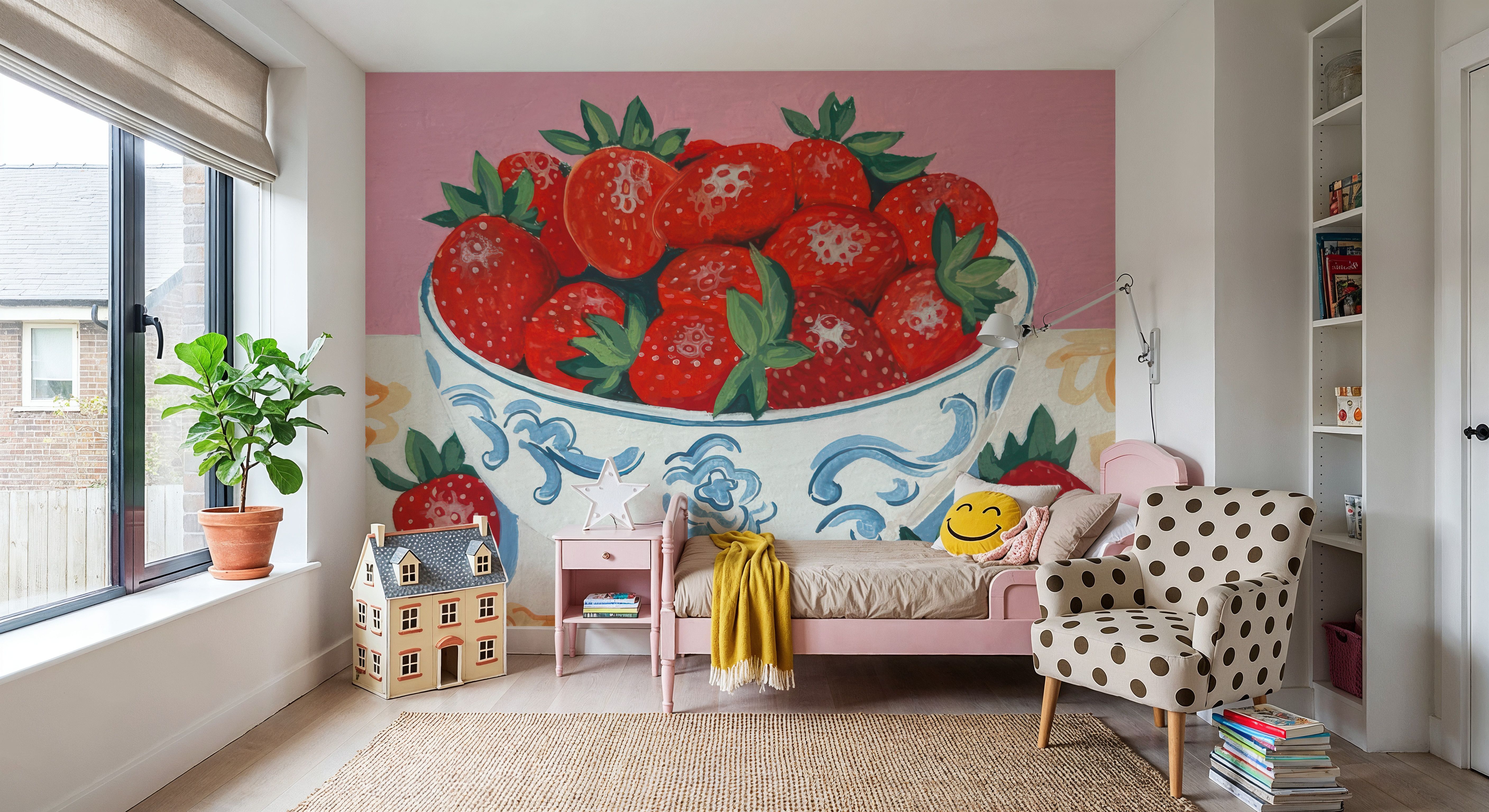 Bowl of Summer Fruit I, Tapet