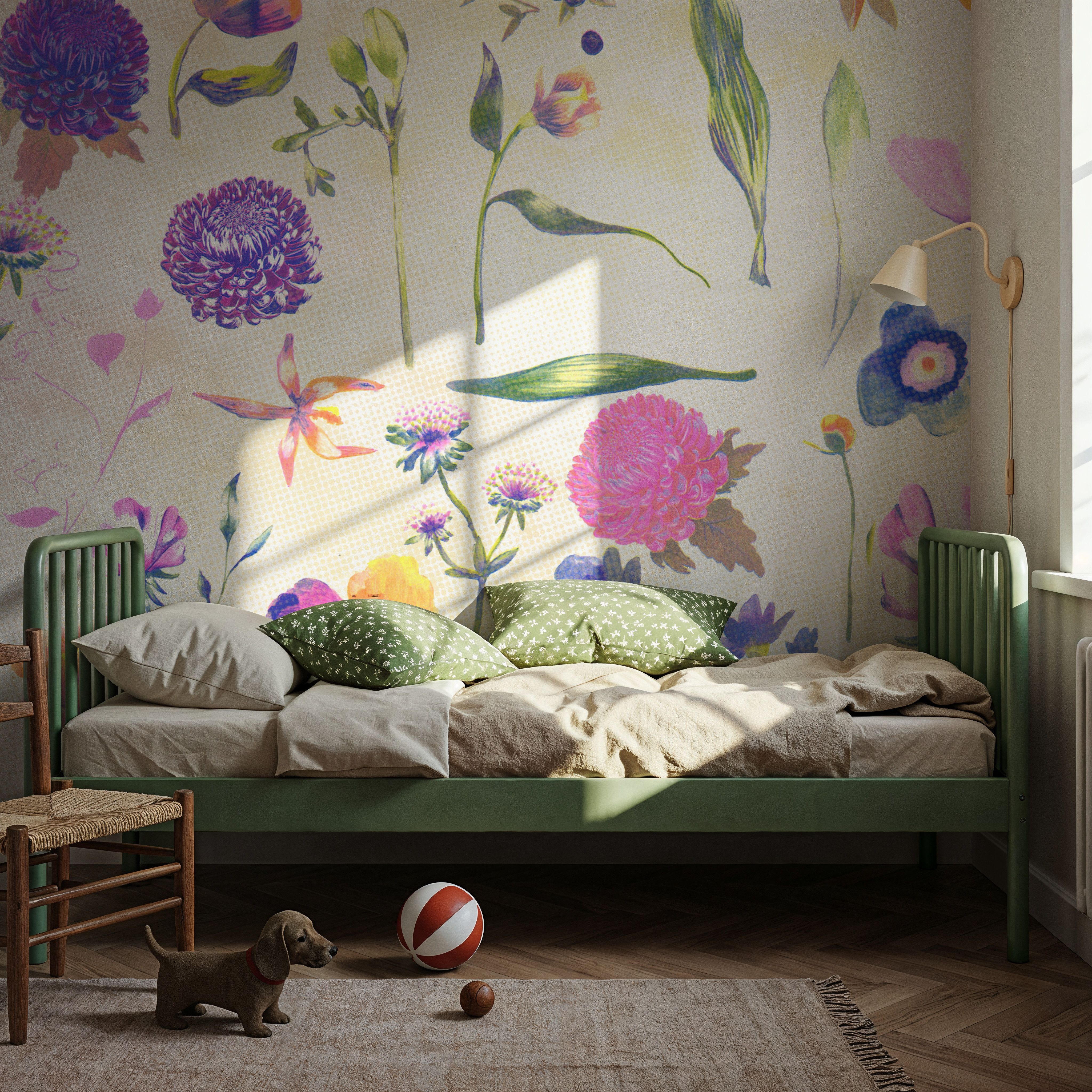 Floral Gaze, Cream