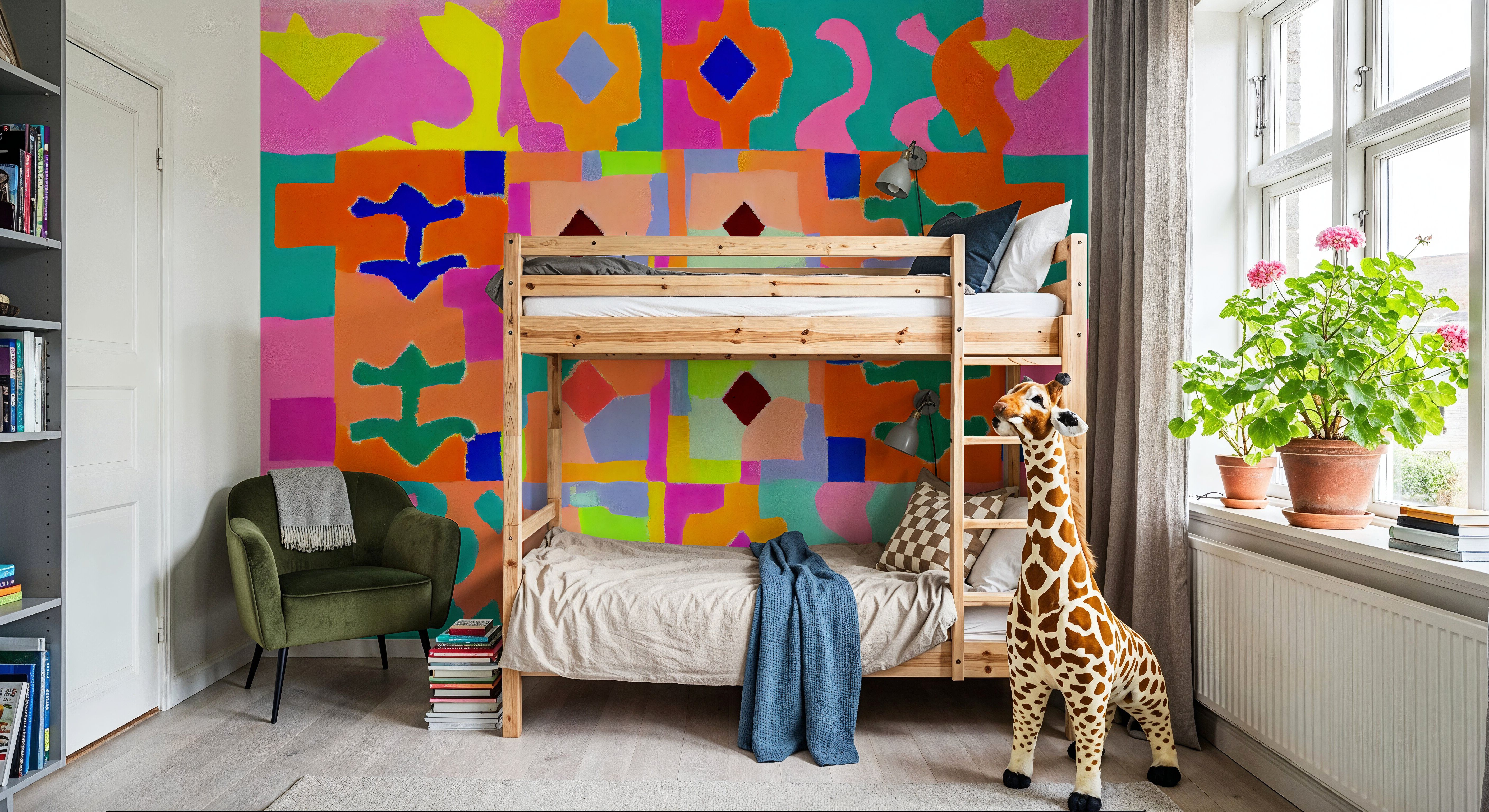 Neon Peru Pattern, Wallpaper