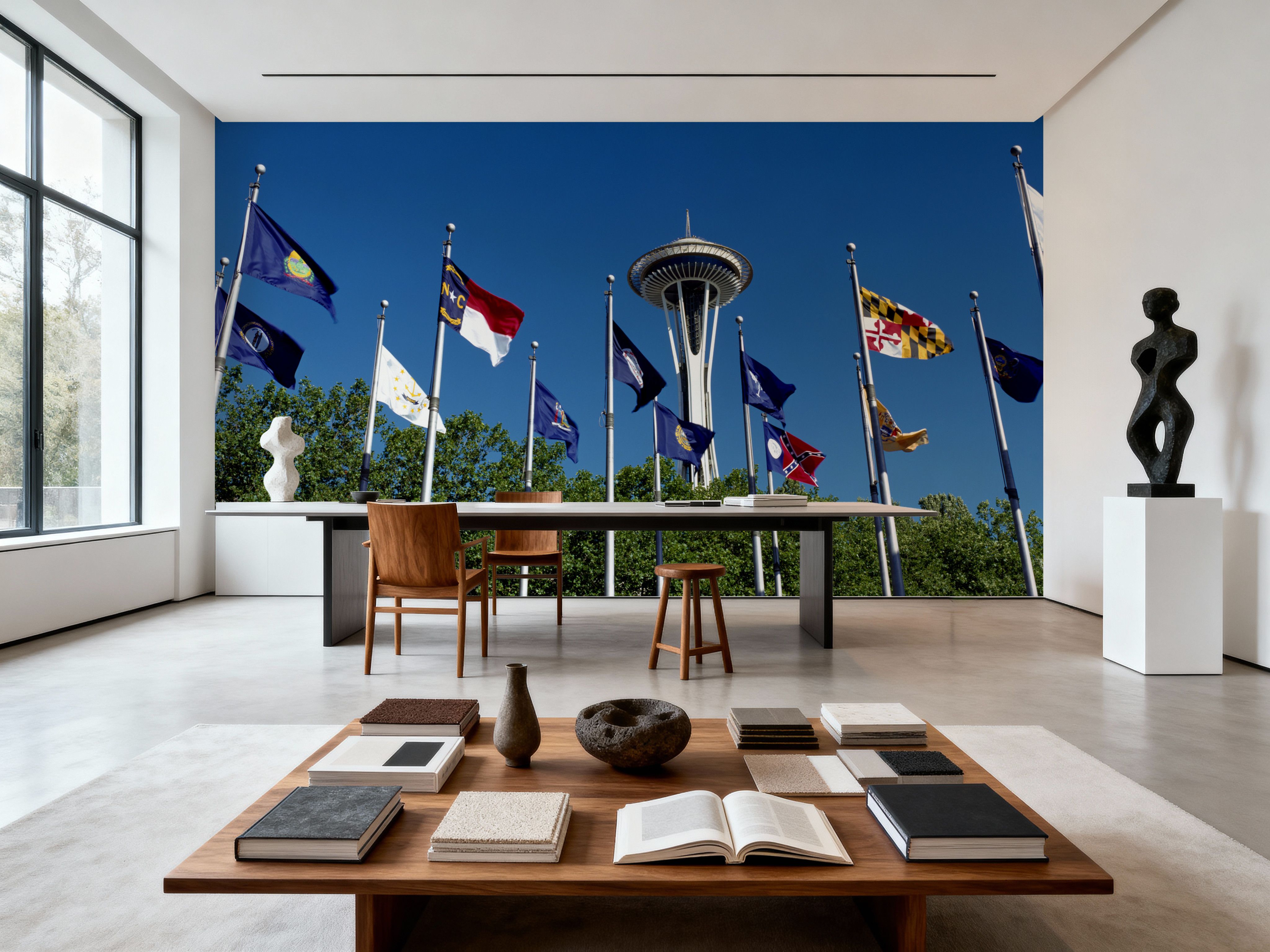Seattle Flags Panorama
