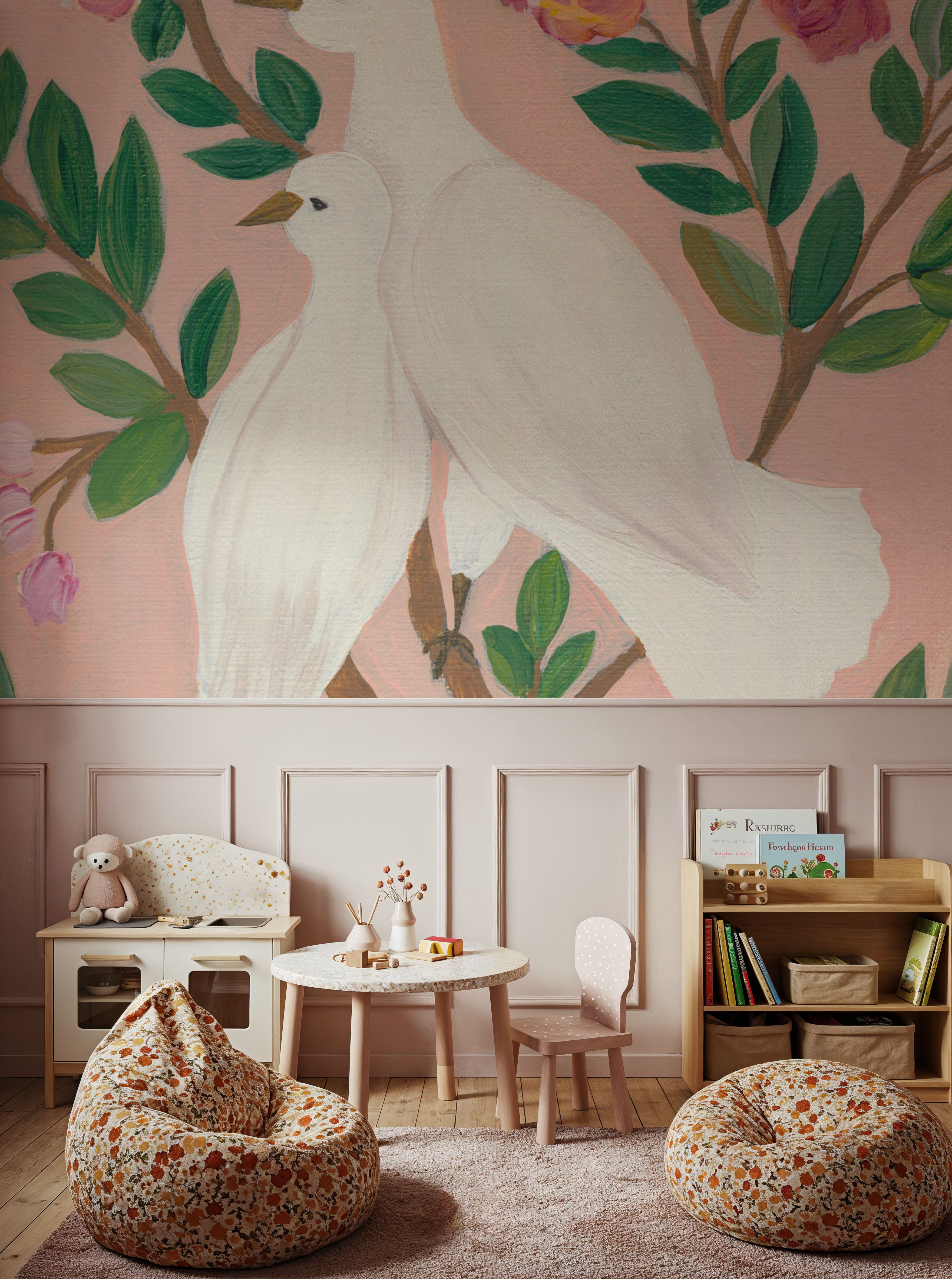 Perch Among Blossoms ll