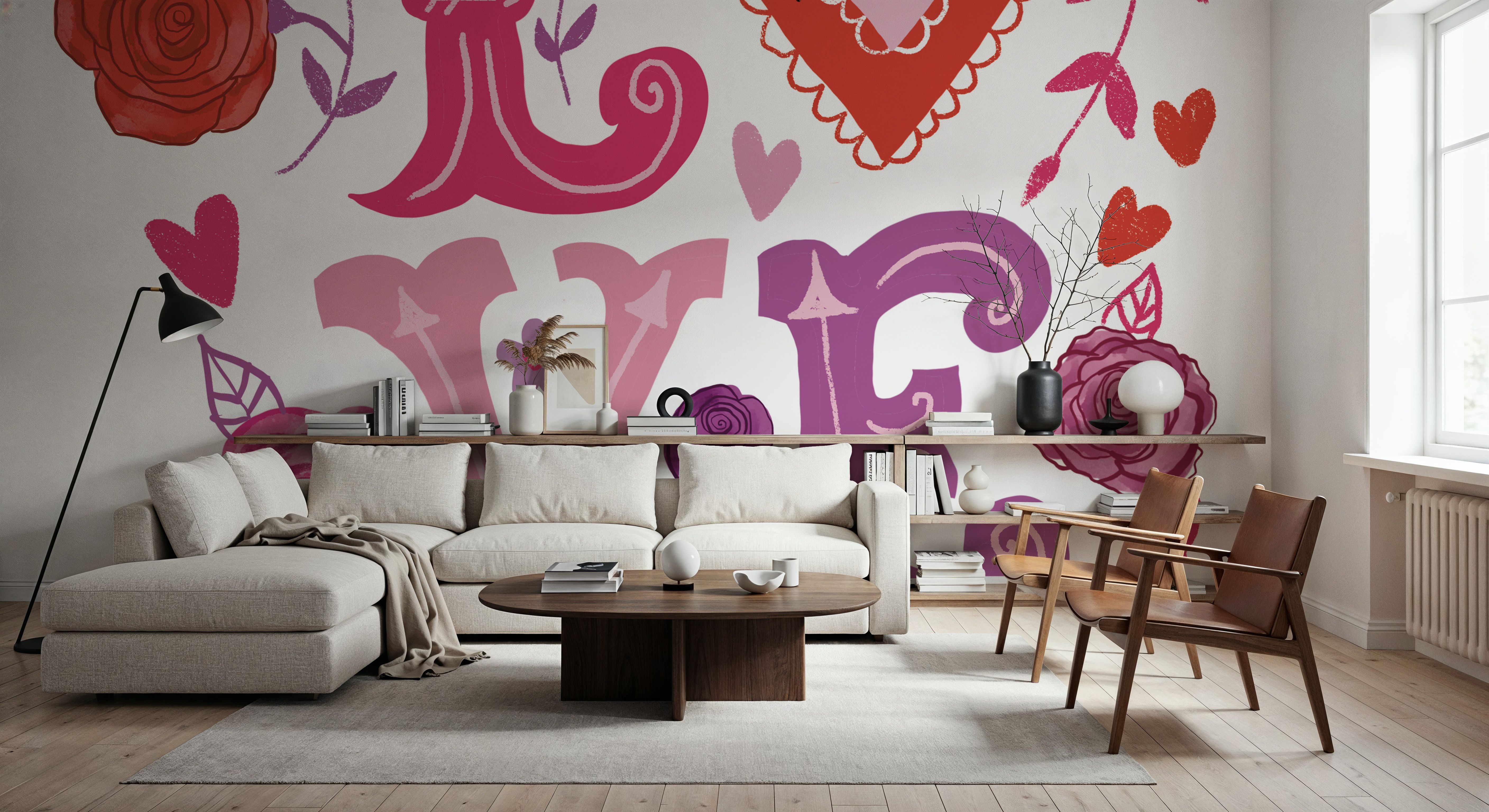 Love You IV, Papel pintado