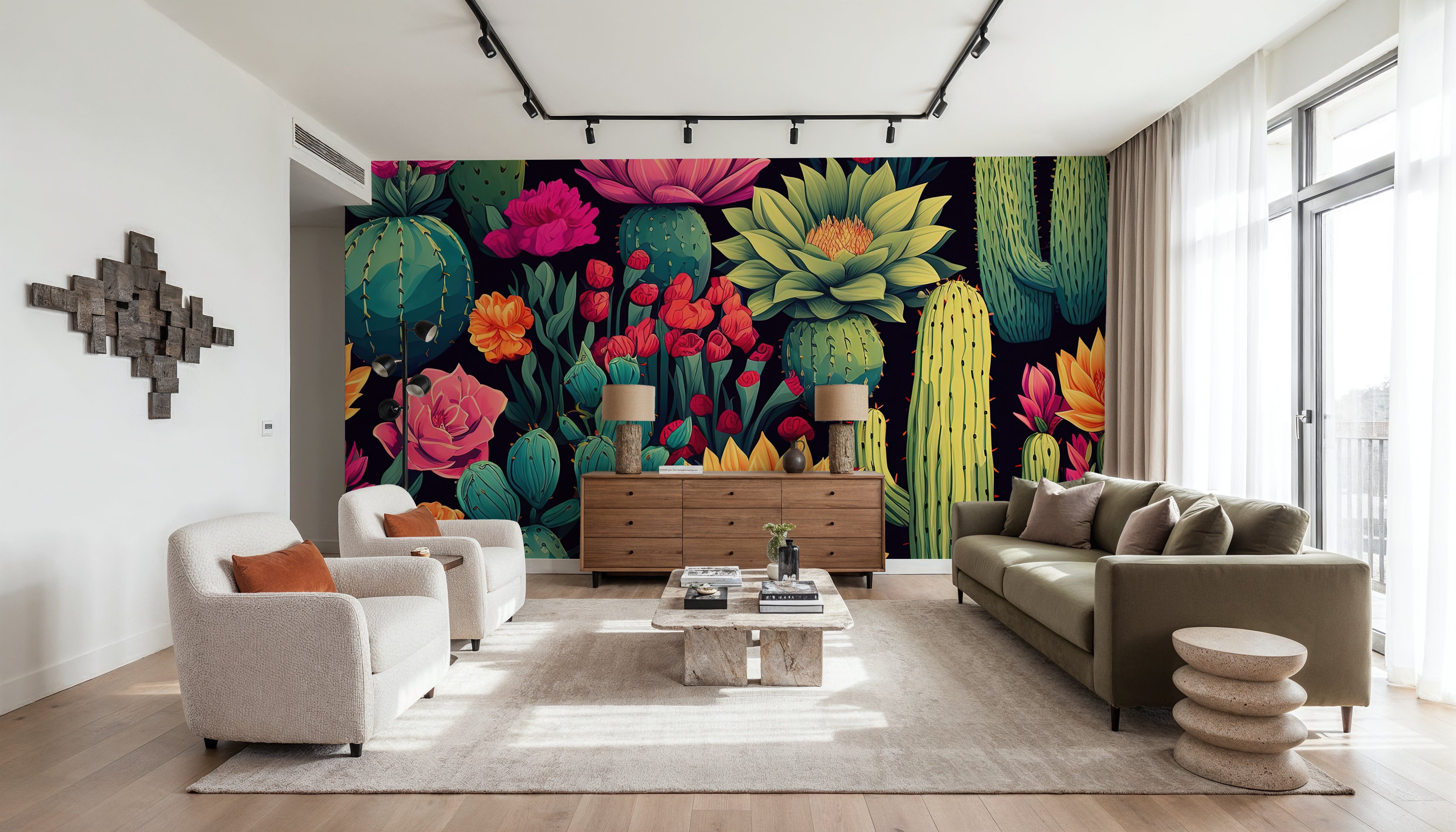 Cacti Carnival Black