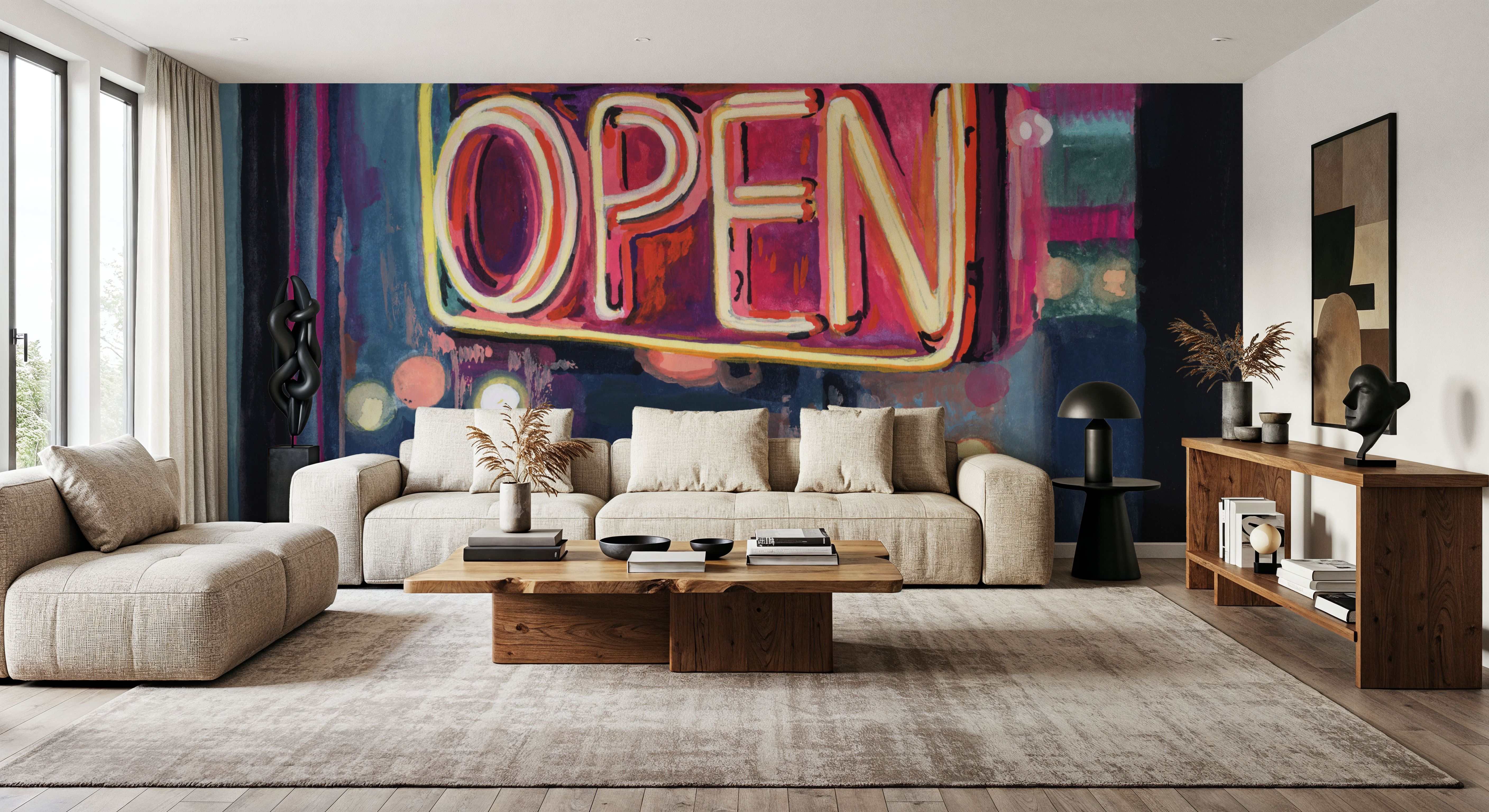 Neon Open Sign
