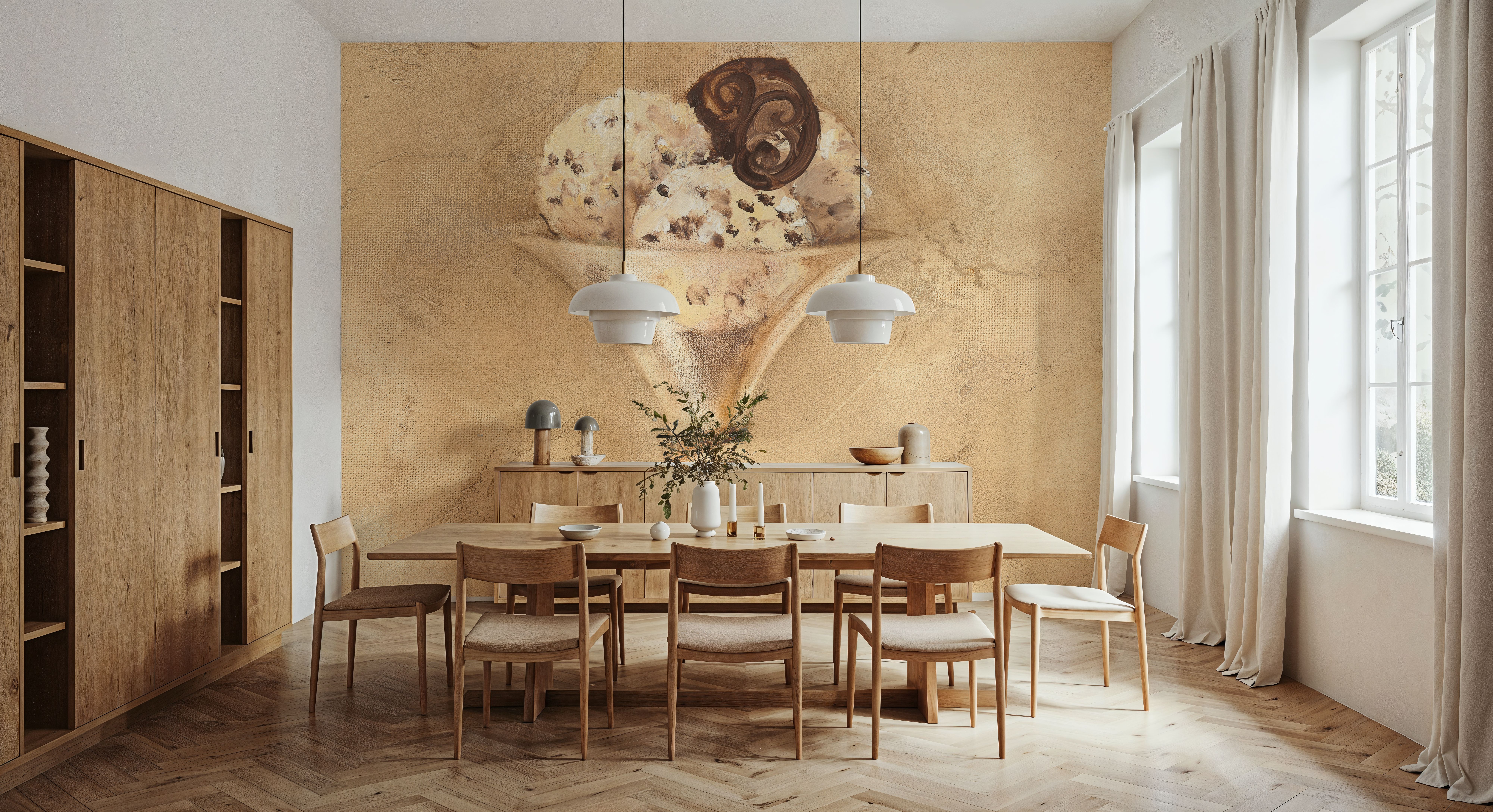 Chocolate Chip Sundae, Papier peint