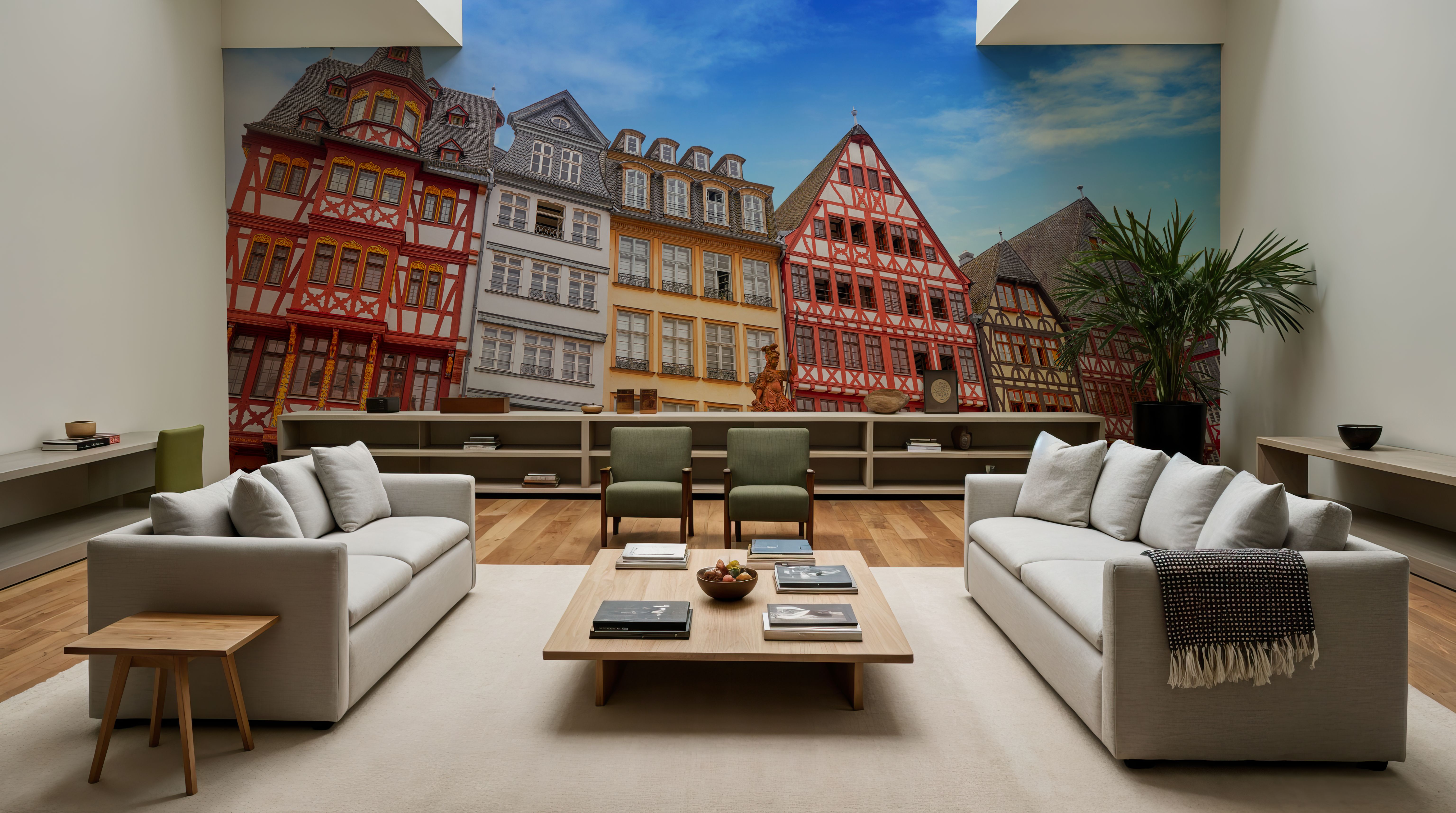 Frankfurt Romerberg Square, Wallpaper