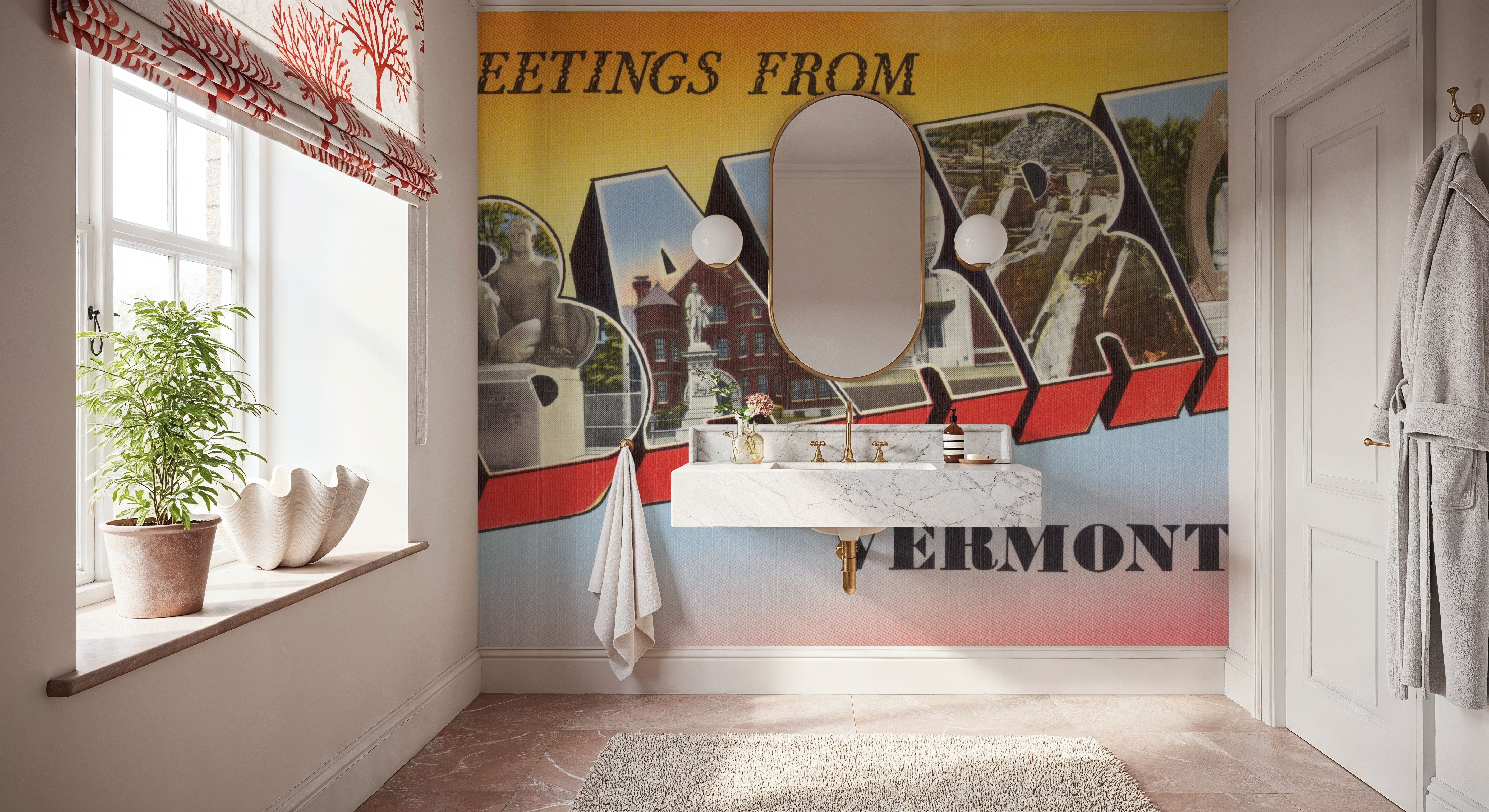 Greetings from Barre - Screenprint Postcard