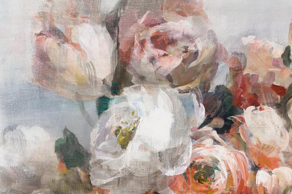 Fall Bouquet on White Panel I