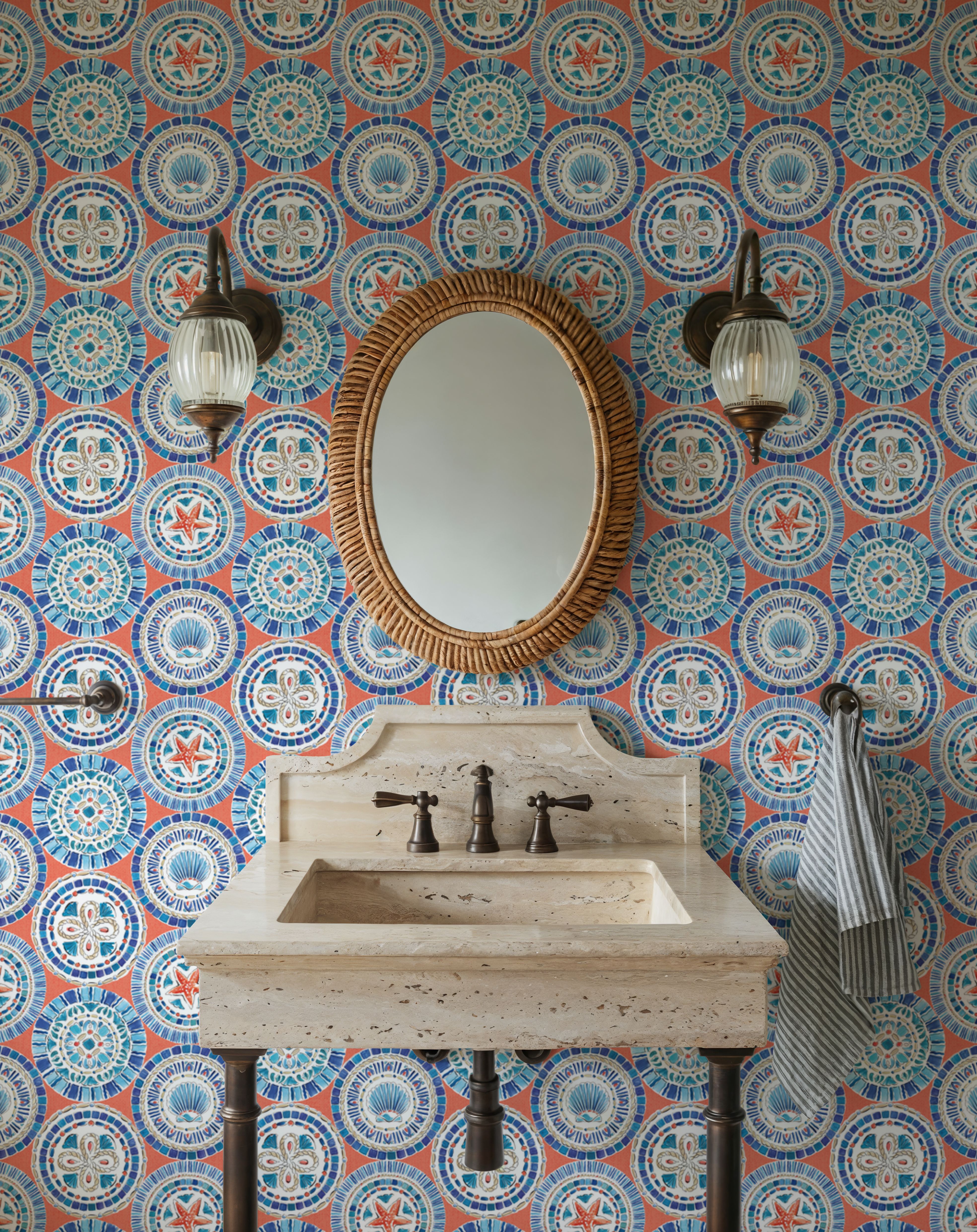 Maritime Plates Red