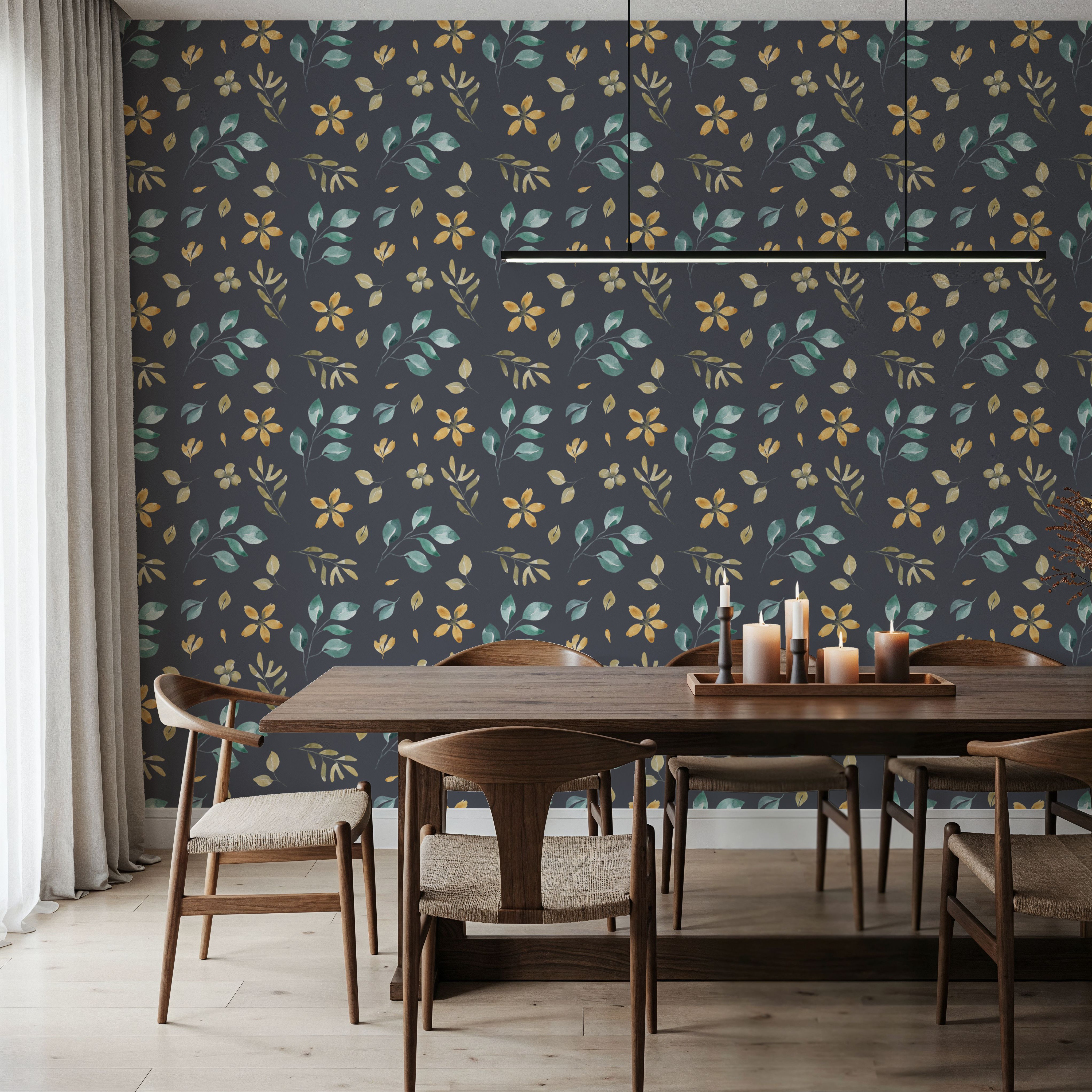 Watercolor Blossoms, Wallpaper