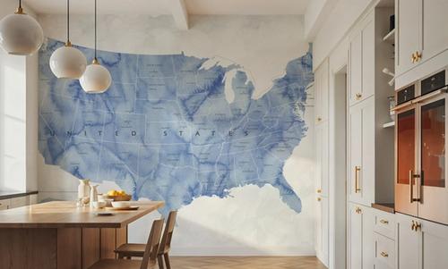 US State Map - Iria Wash