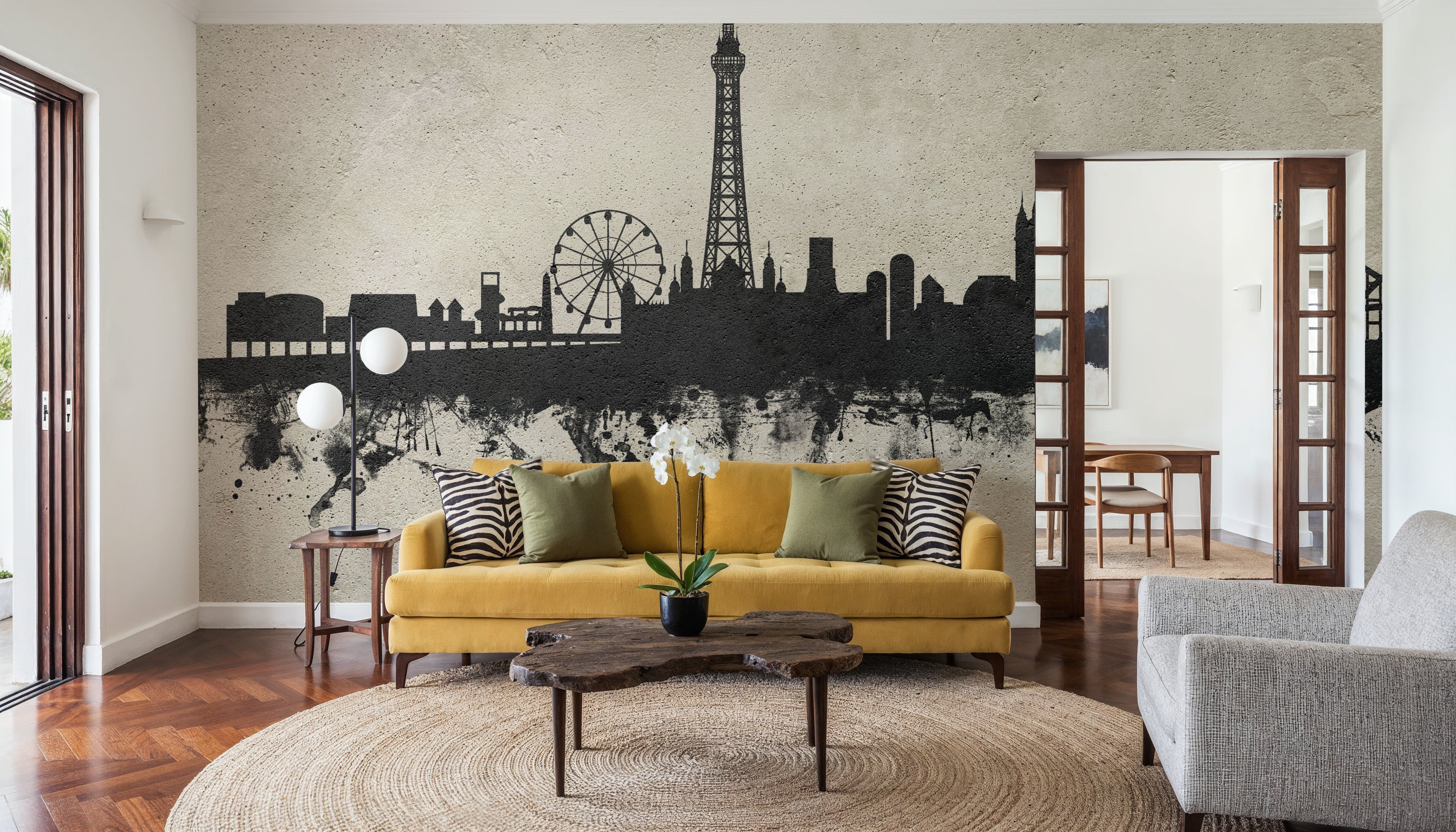 Blackpool England Skyline Concrete