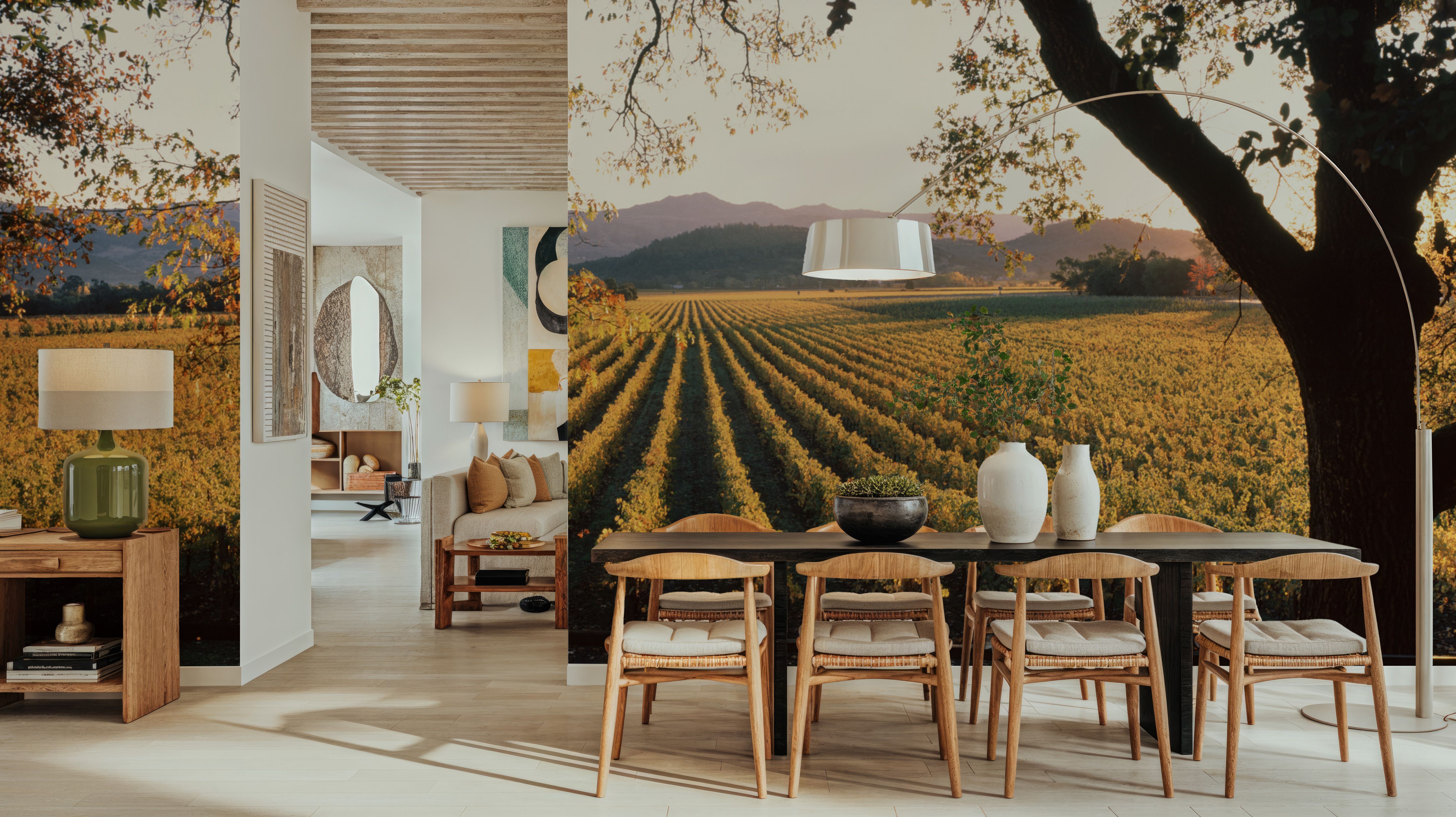 Far Niente Winery Beams