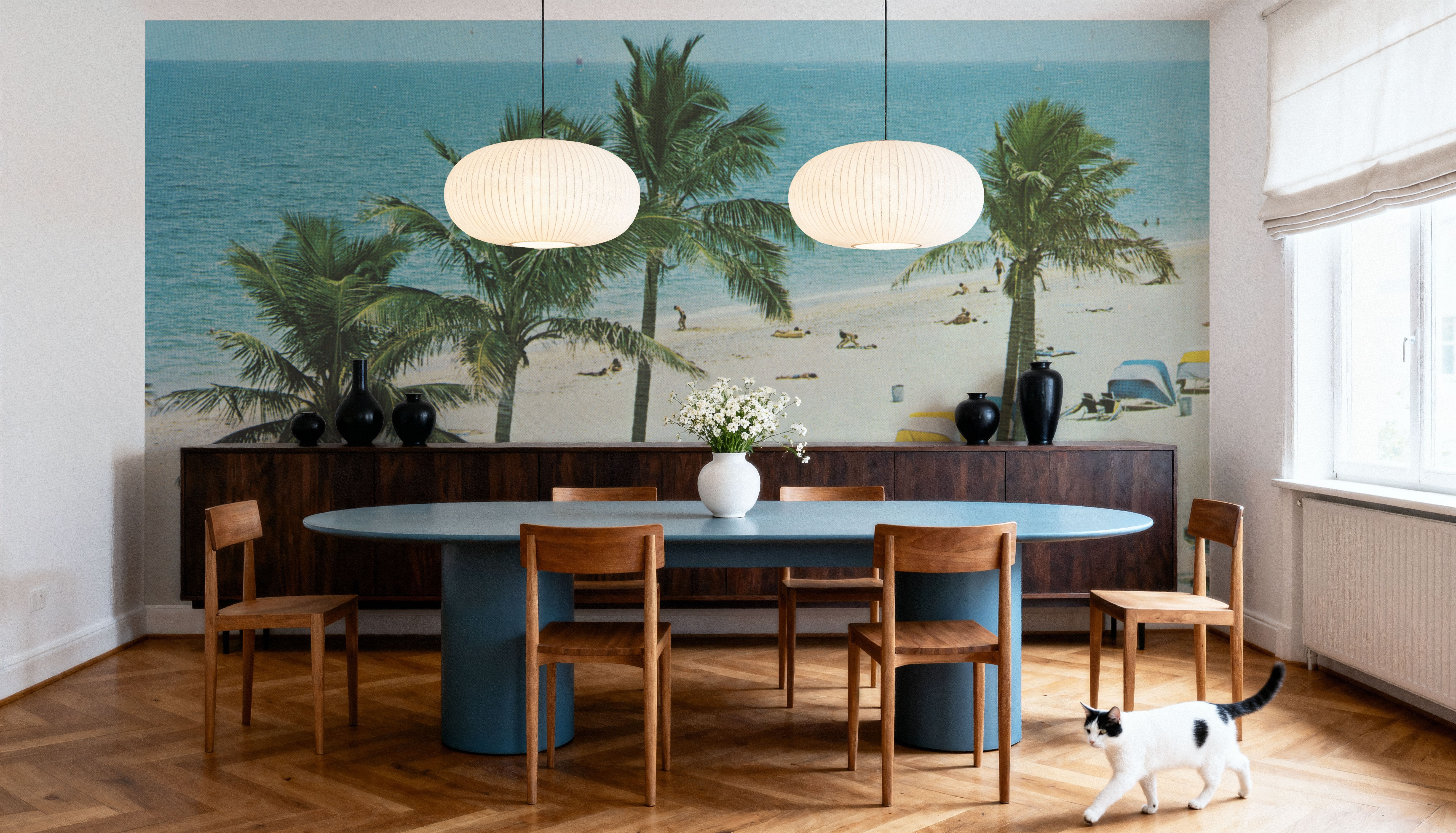 Greetings from Palm Beach Chill - Screenprint Postcard