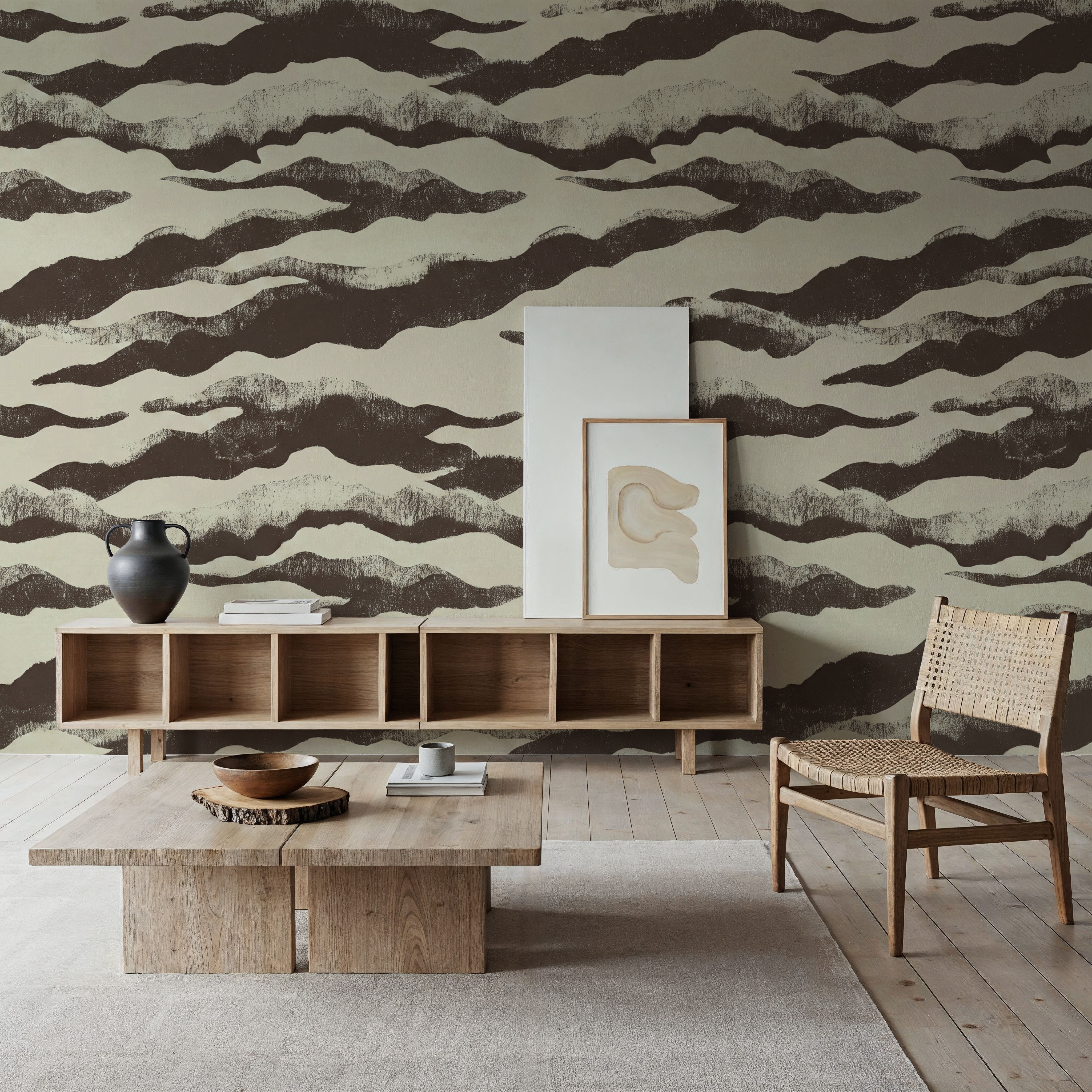 Grand Terra Sauvage, Truffle, Papier peint