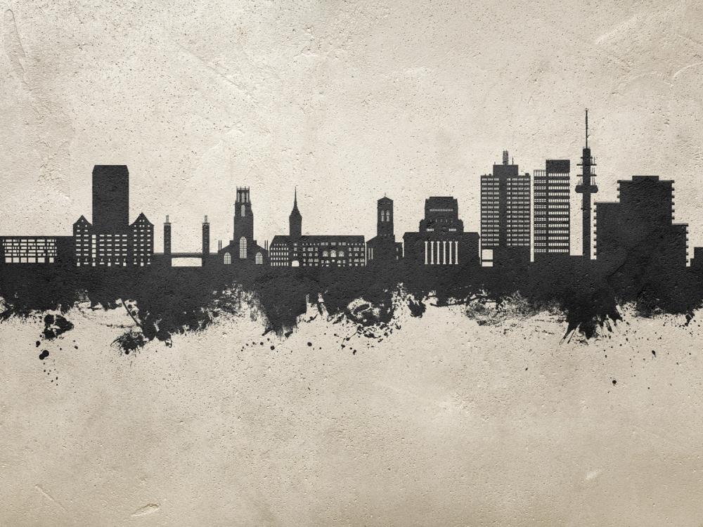 Duisburg Germany Skyline Concrete