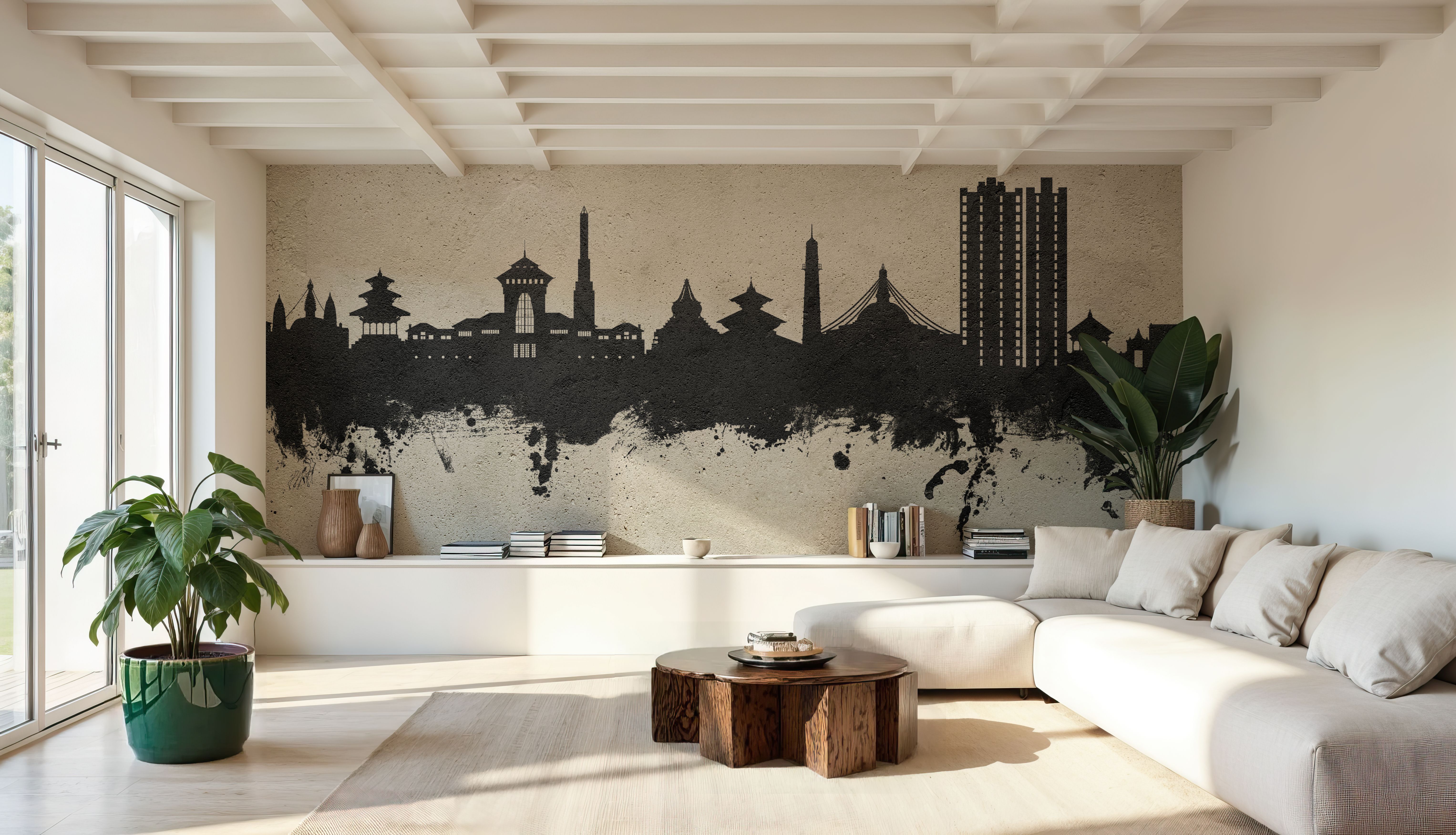 Kathmandu Nepal Skyline Concrete