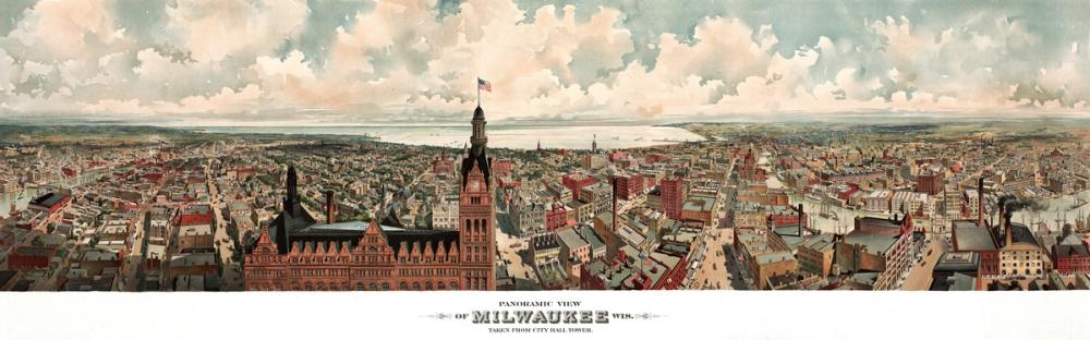 Old View of Milwaukee, Wisconsin