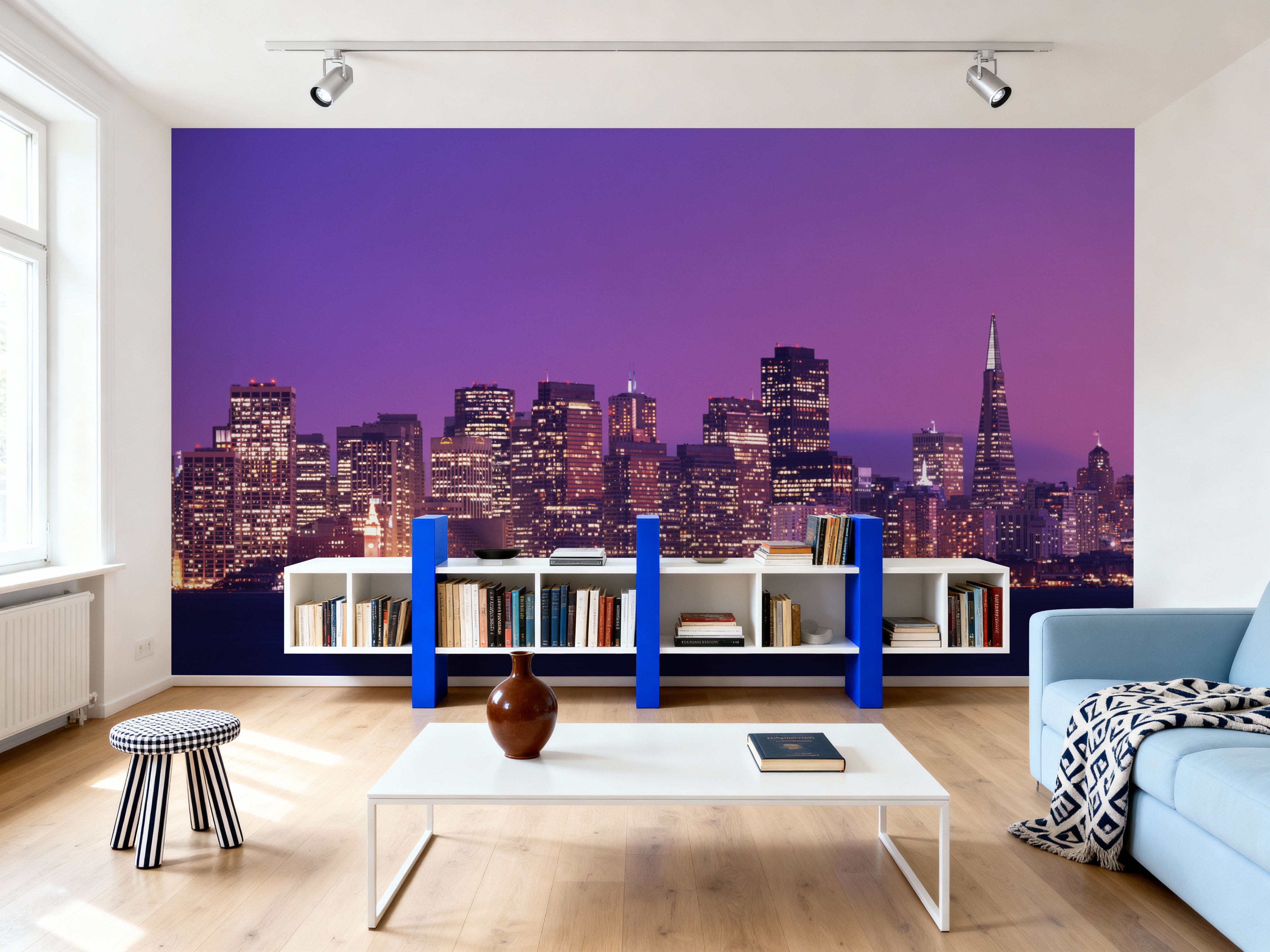 Pink Gradient Twilight Metropolis